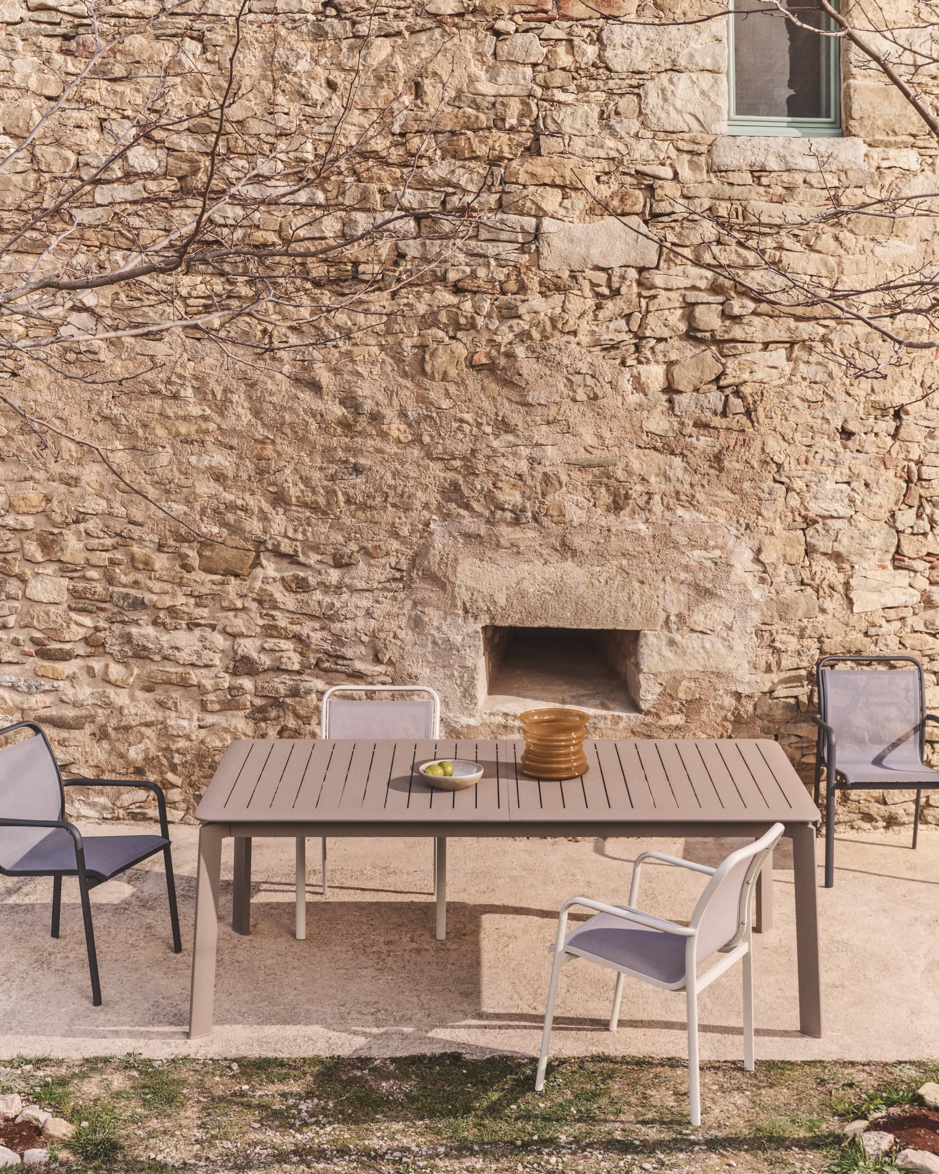 LURI ecru garden chair