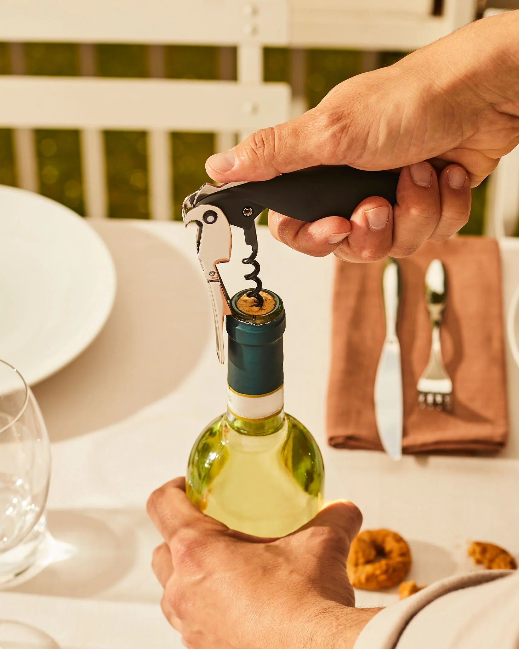 Parrot Blue bartending corkscrew