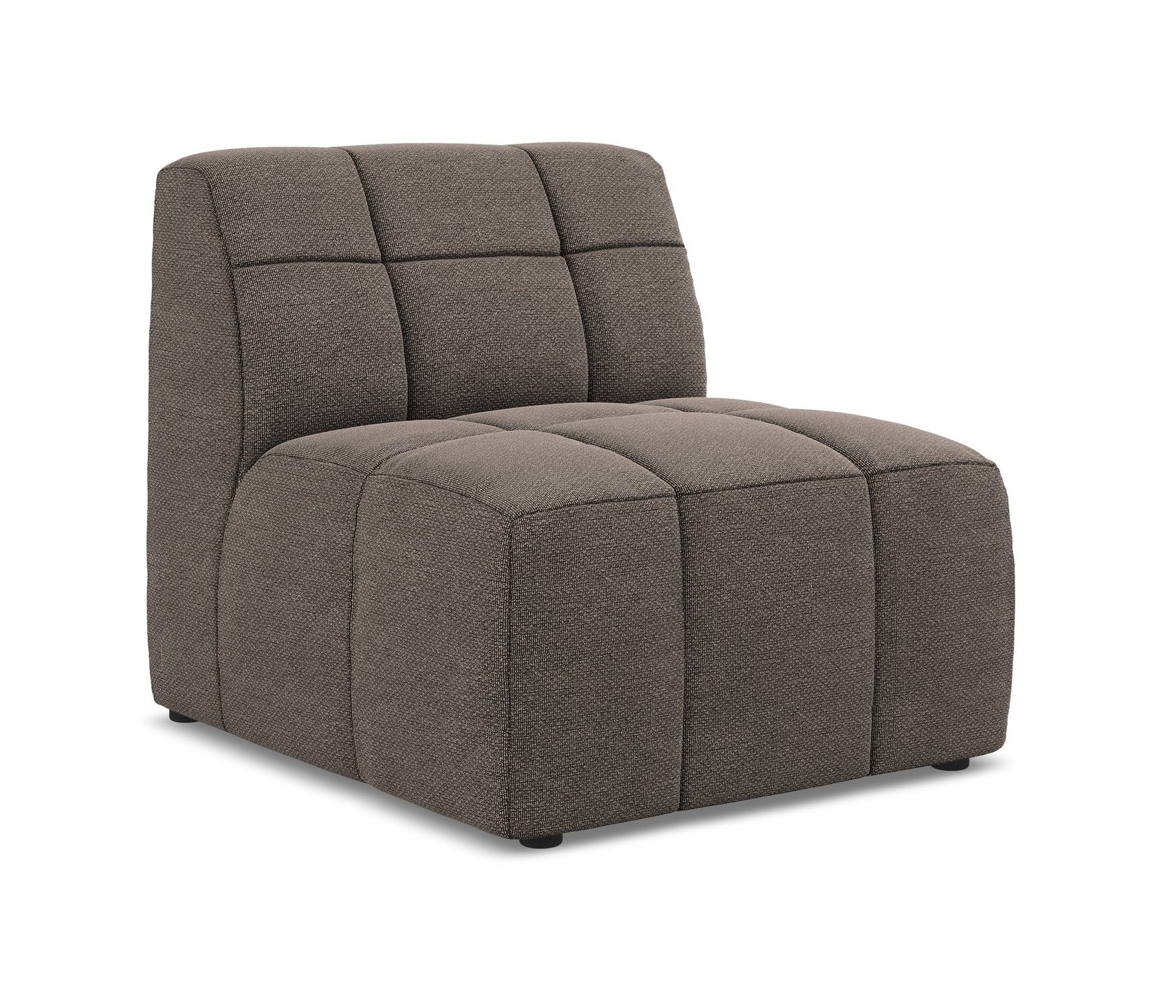 Sessel / Modul ALOHA schokoladenfarbener Boucle