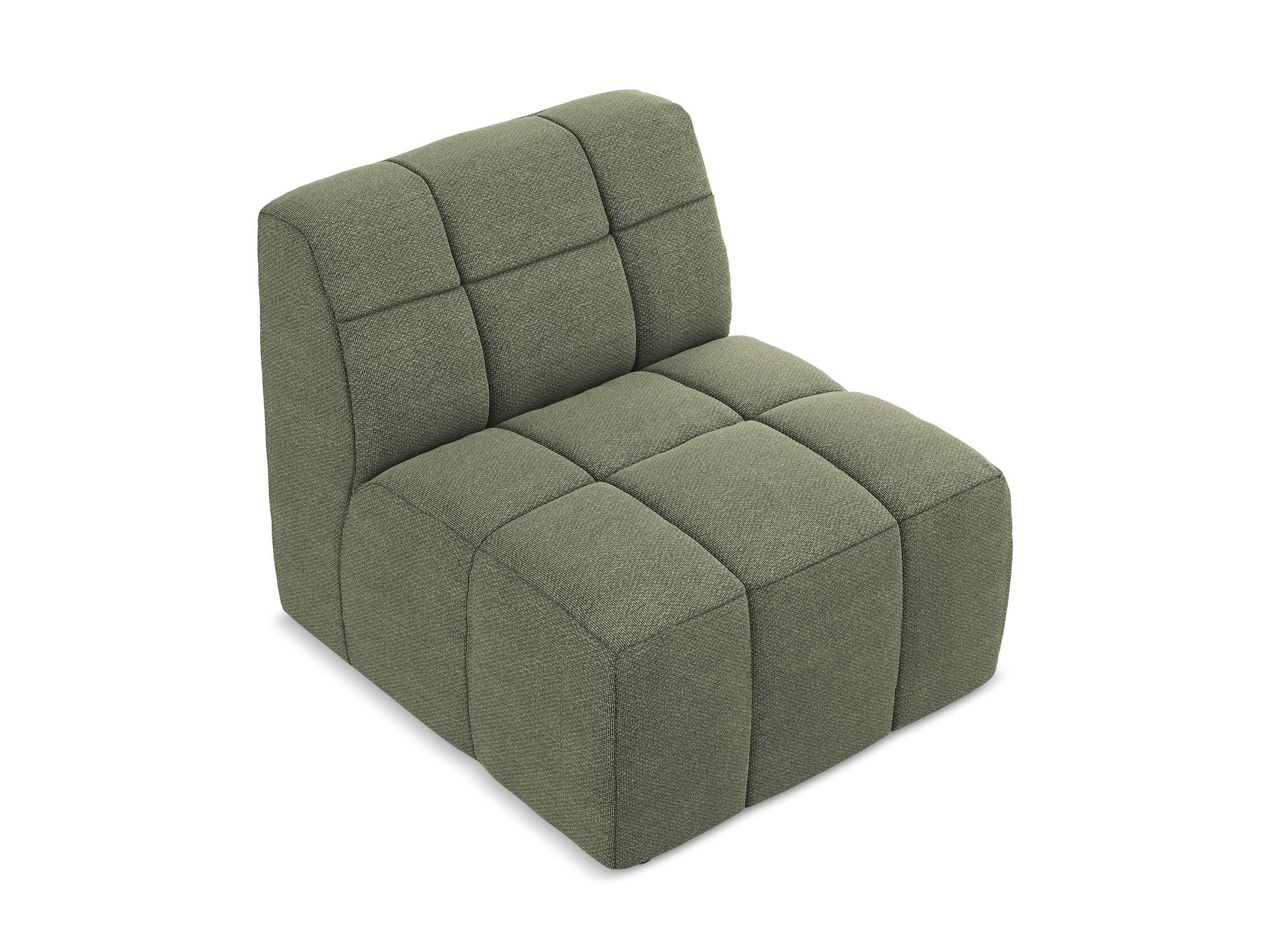 Sessel / Modul ALOHA olivgrüner Boucle