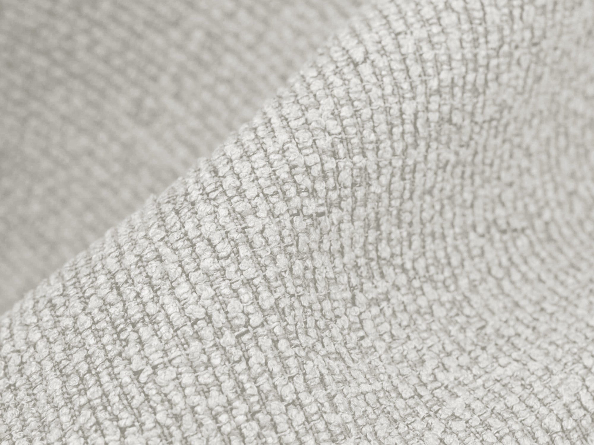 Modulares 2-Sitzer Sofa ALOHA weißer Boucle