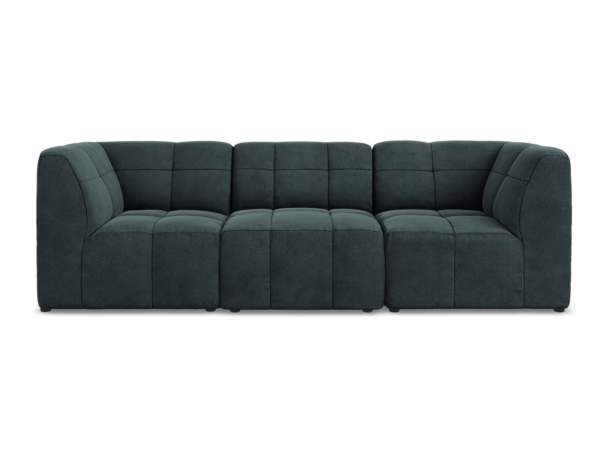 Sofa modulare samtig 3-sitzig ALOHA meergrün