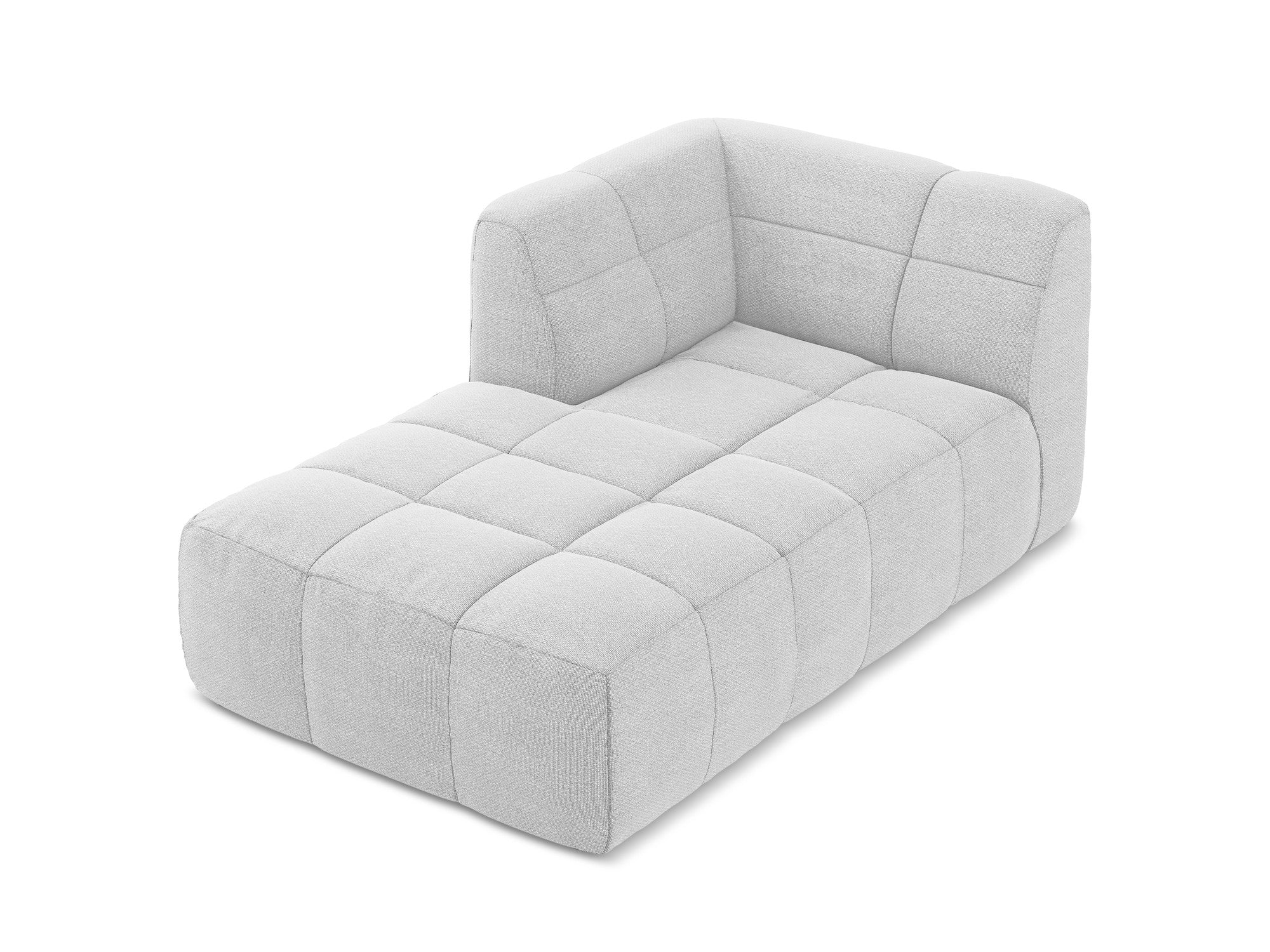 Szezlong links ALOHA silberne Boucle
