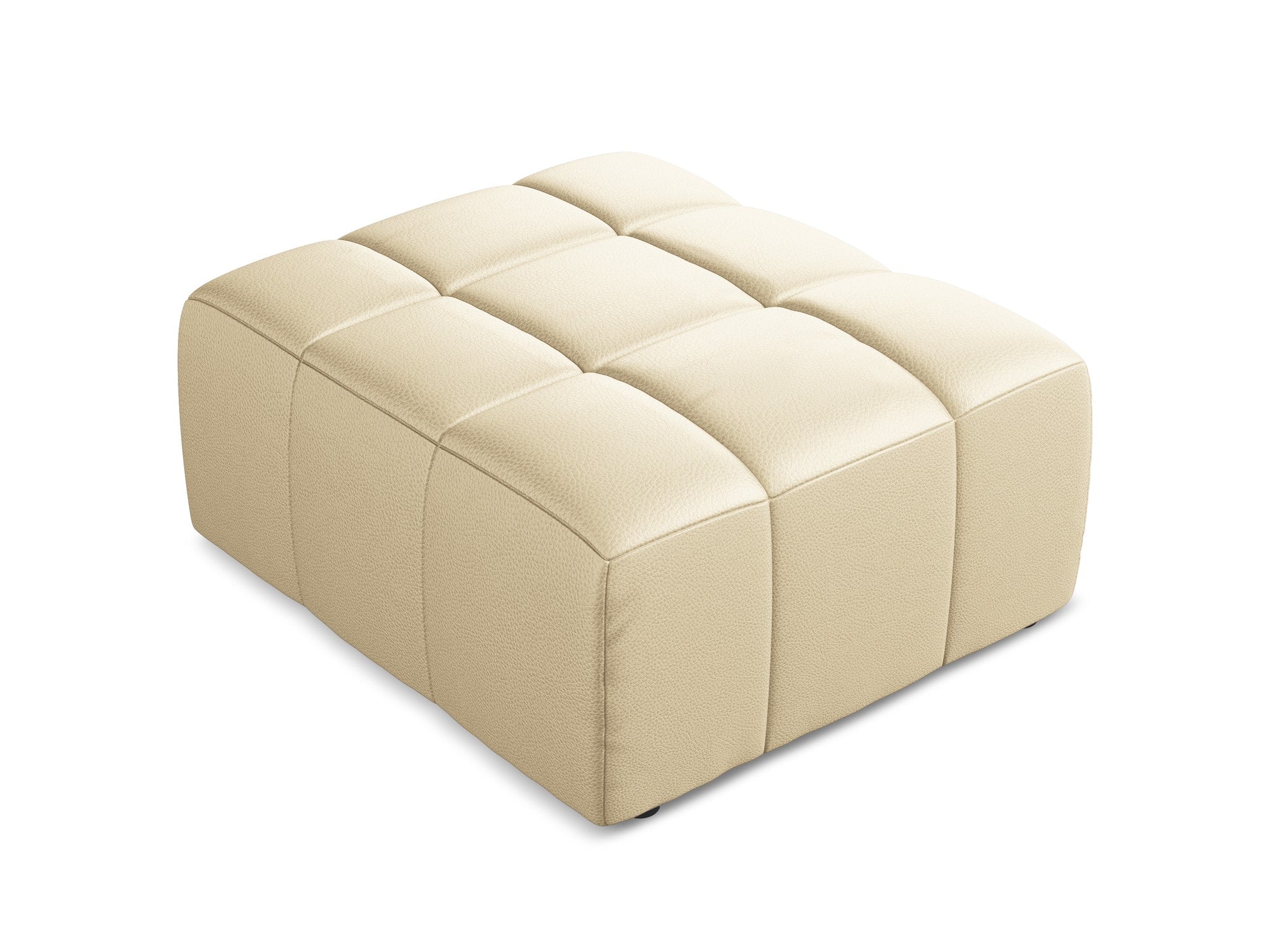 Pouf / module ALOHA beige eco-leather