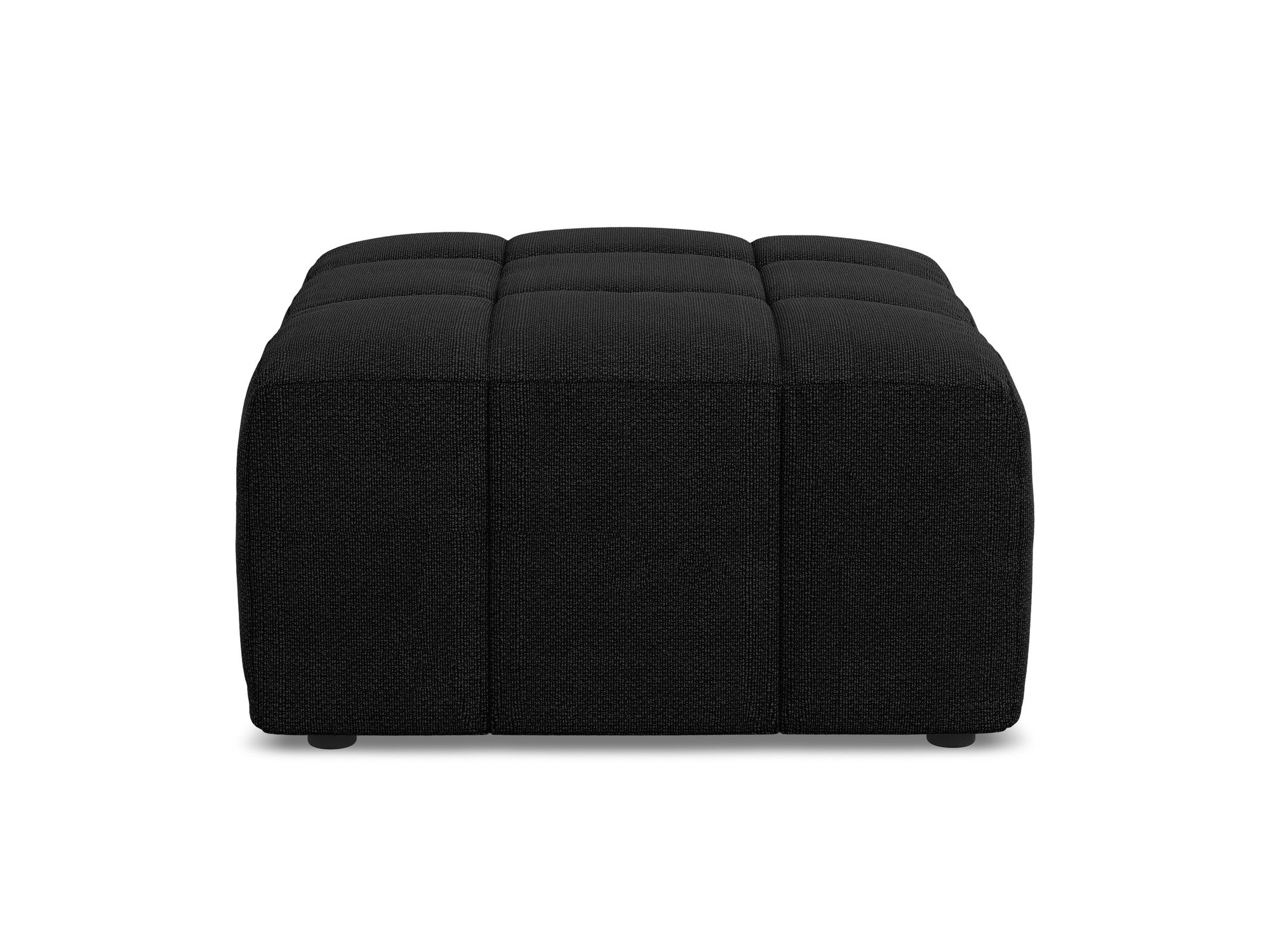 Pouf / module ALOHA black boucle