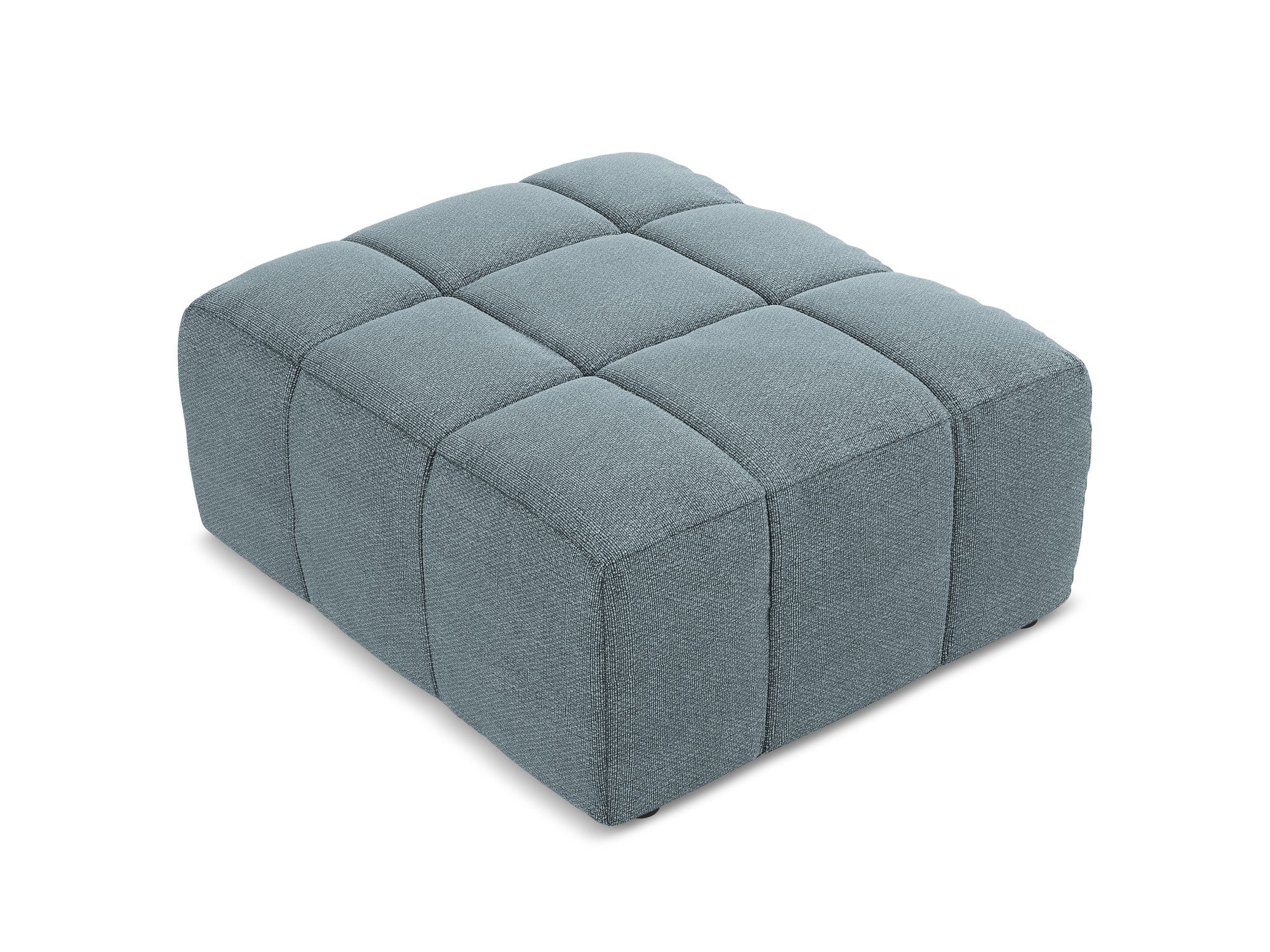 Hocker / Modul ALOHA Jeansblau Boucle
