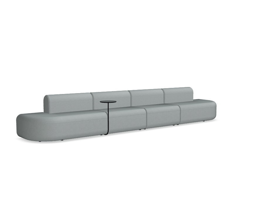 4-module sofa simple upholstered artico