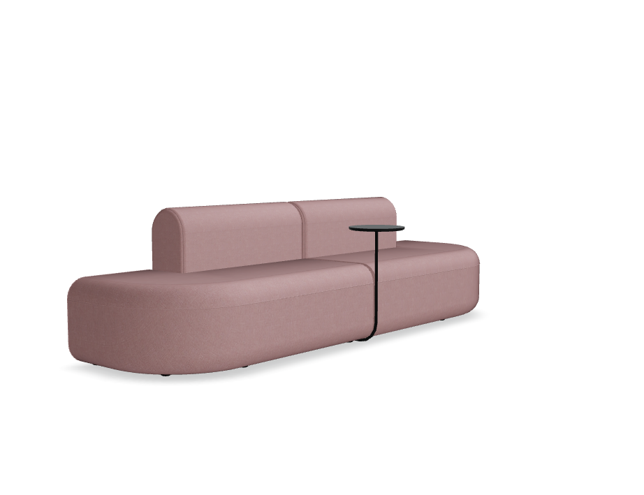 2-module sofa simple upholstered artico