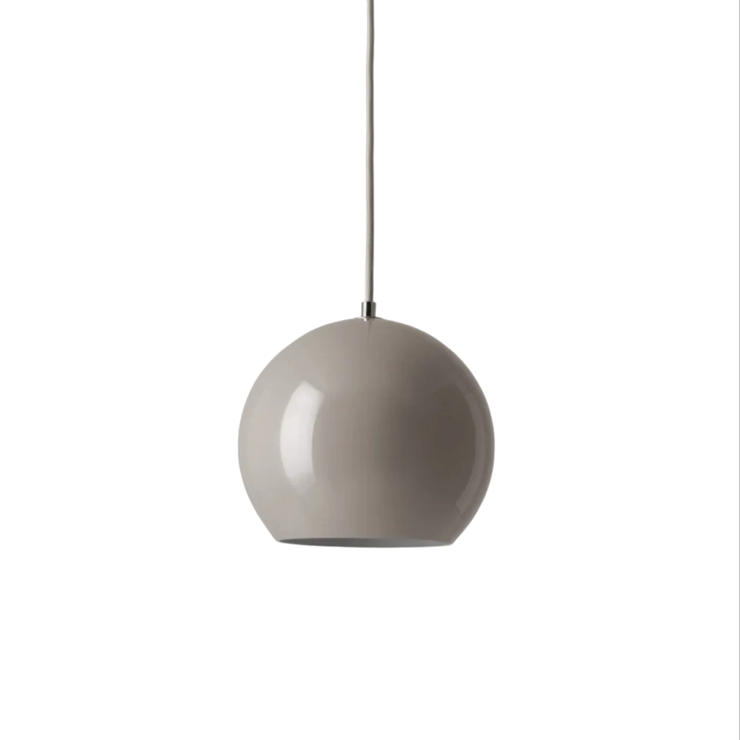 Pendelleuchte TOPAN VP6 in grau-beige Schirm