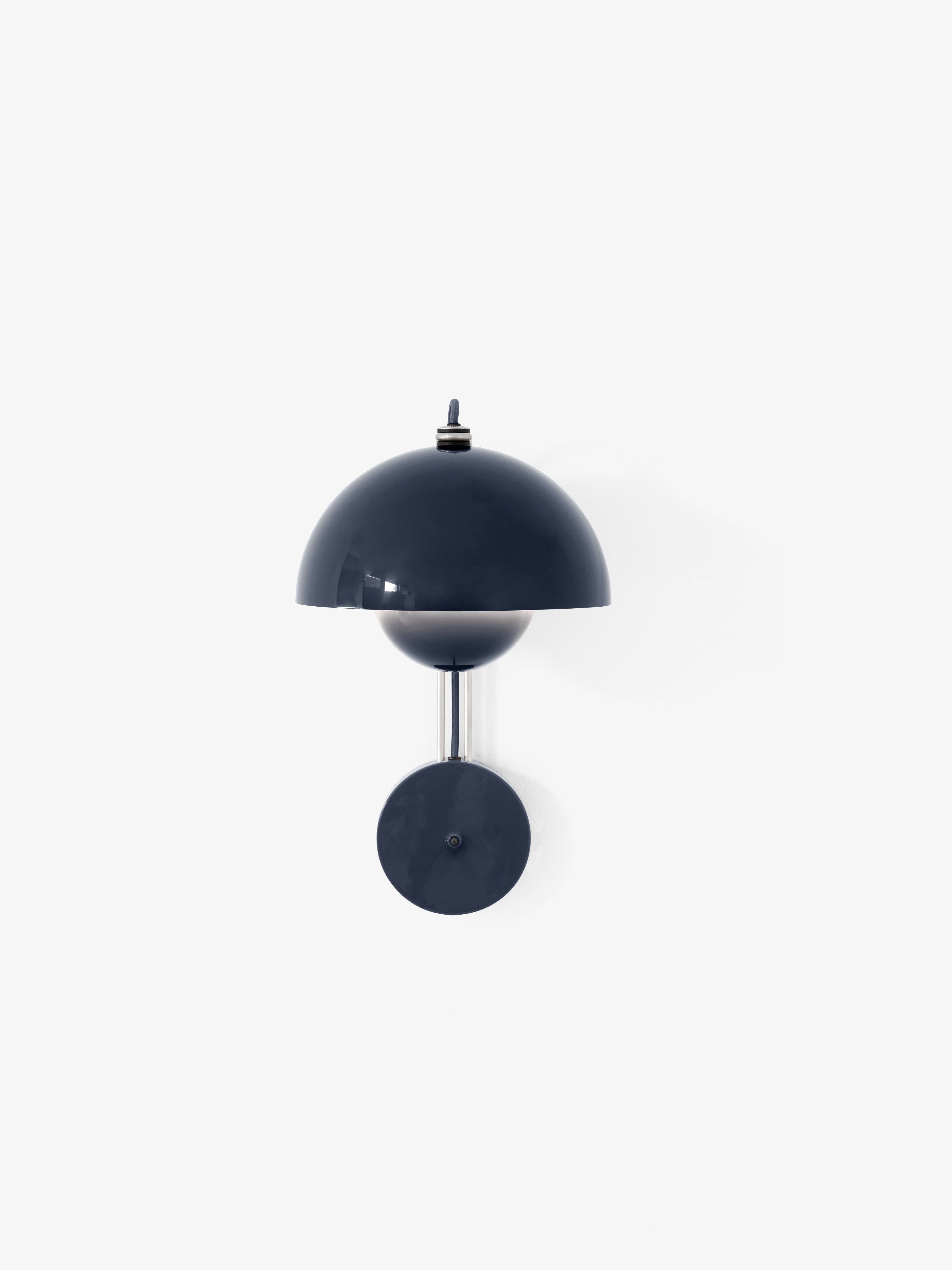 Wandlampe FLOWERPOT VP8, stahlblau