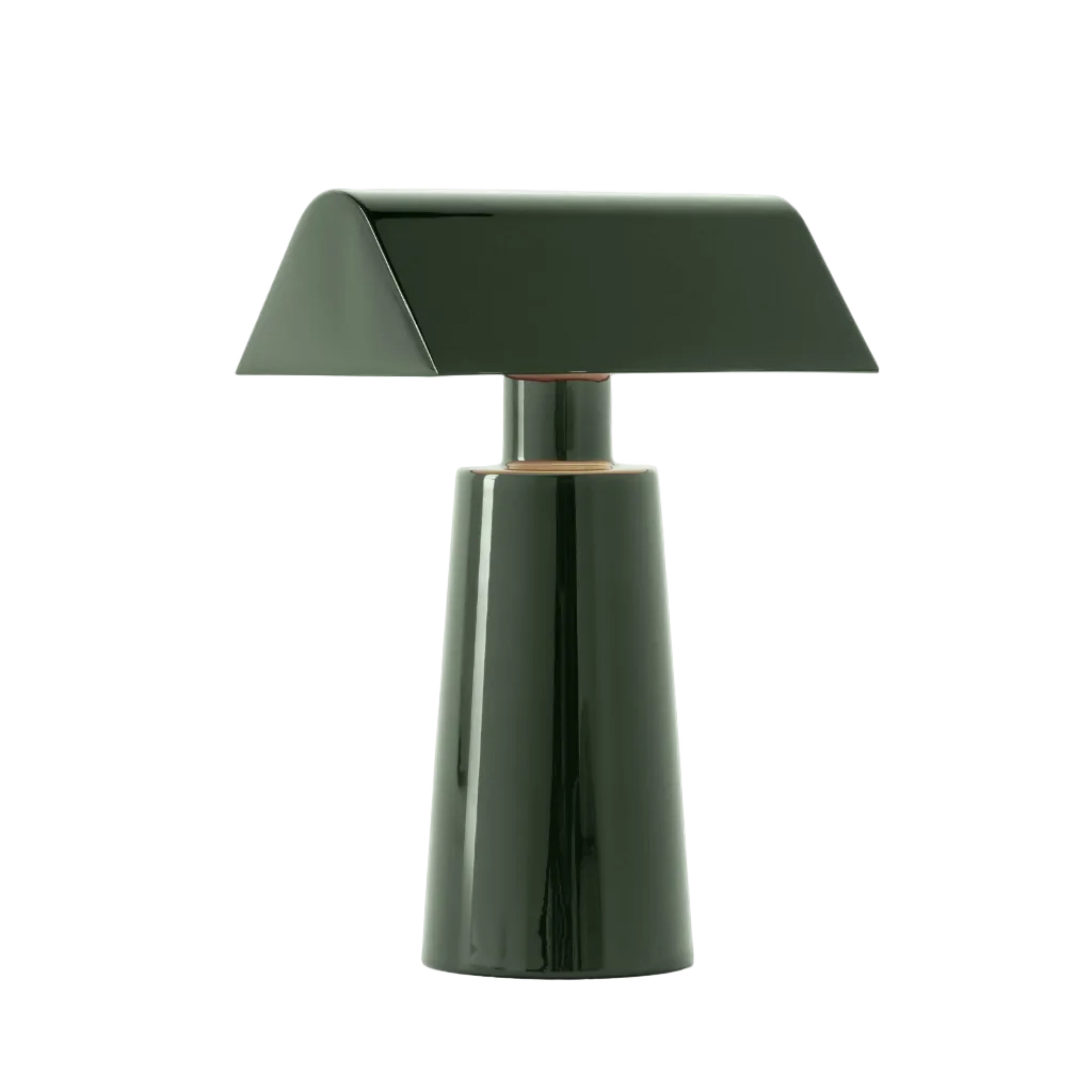 Tragbare Lampe CARET MF1 in Dunkelgrün