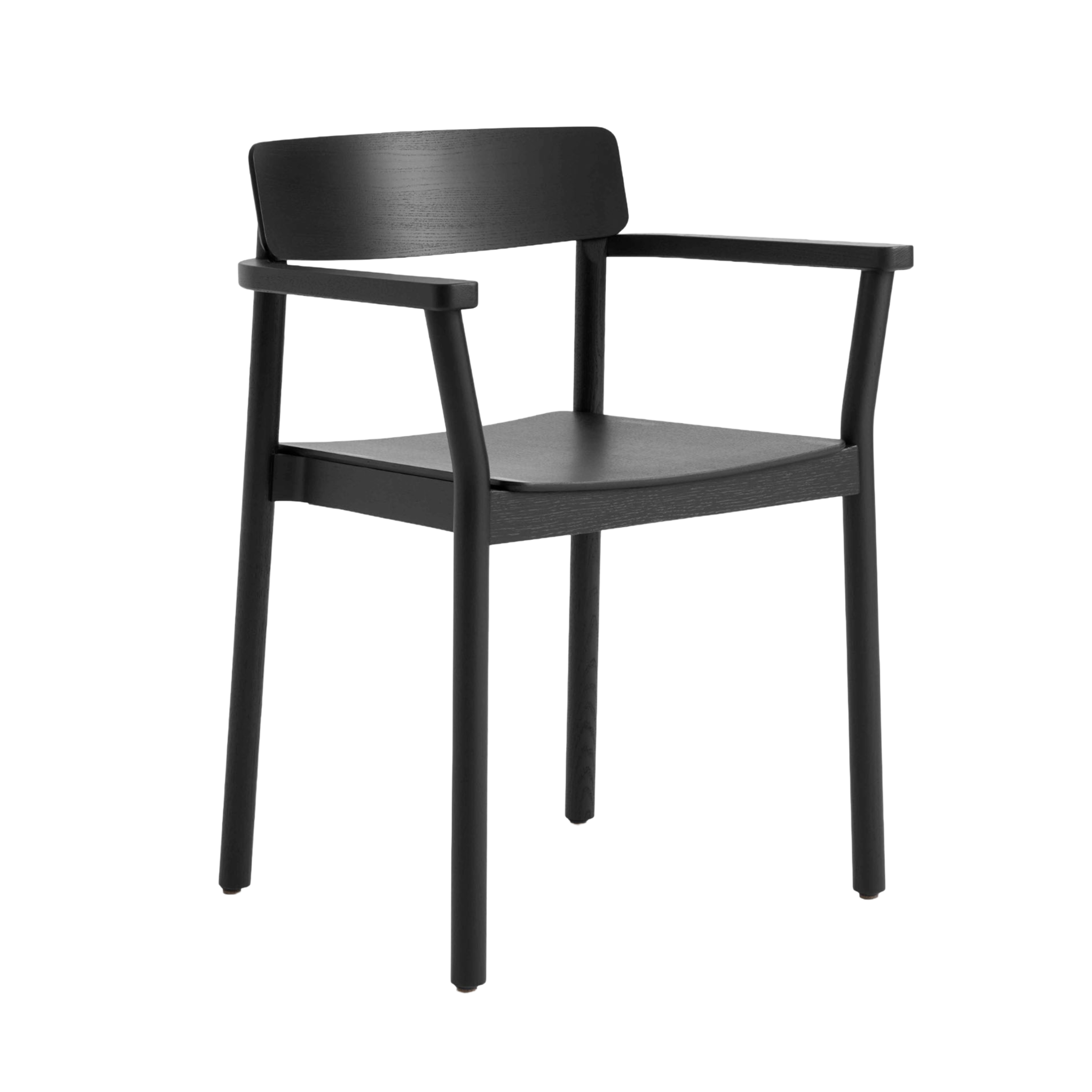 Sessel mit Armlehnen BETTY TK10 schwarz lackierte Esche