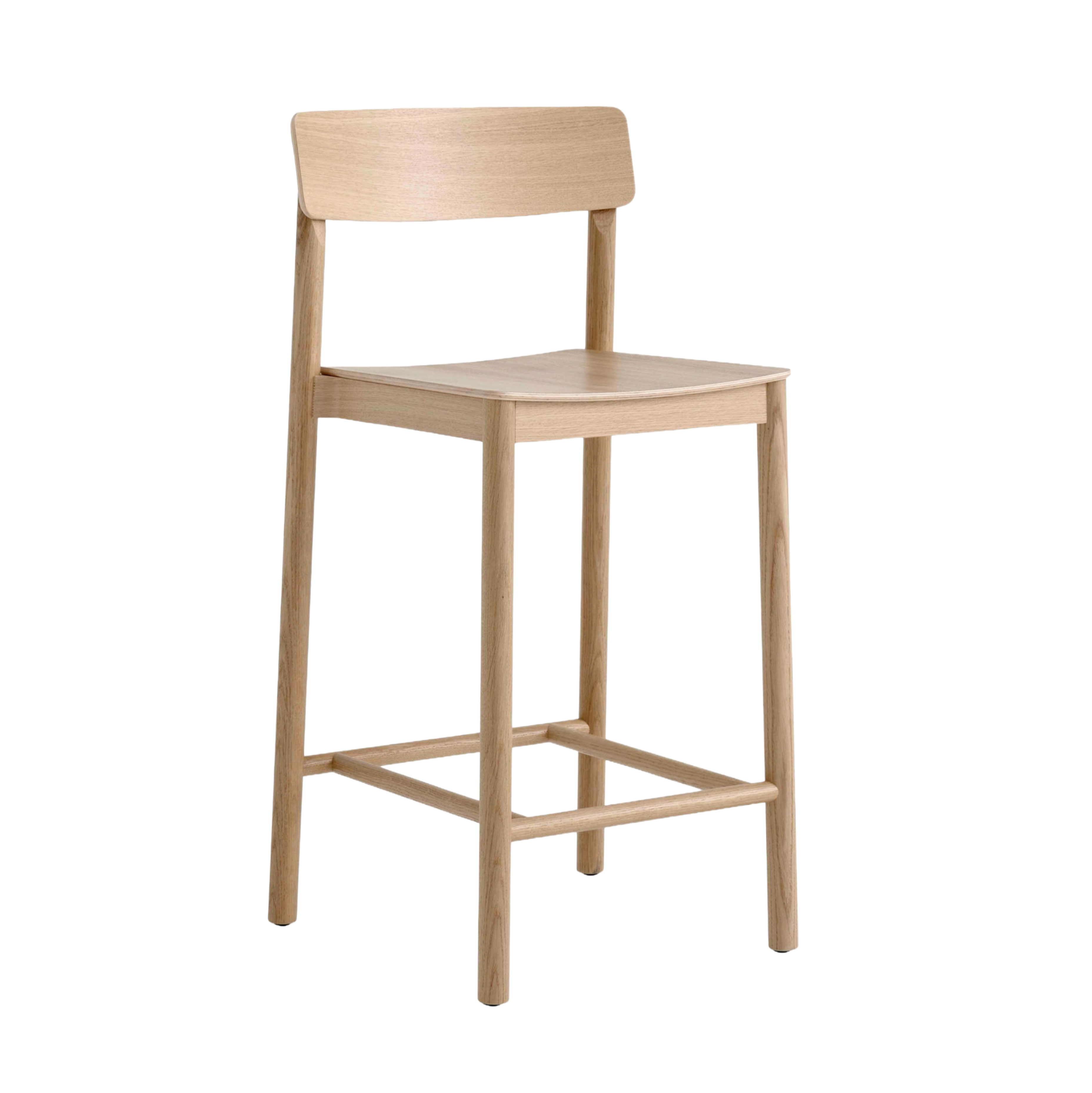 Hocker BETTY lackierter Eiche