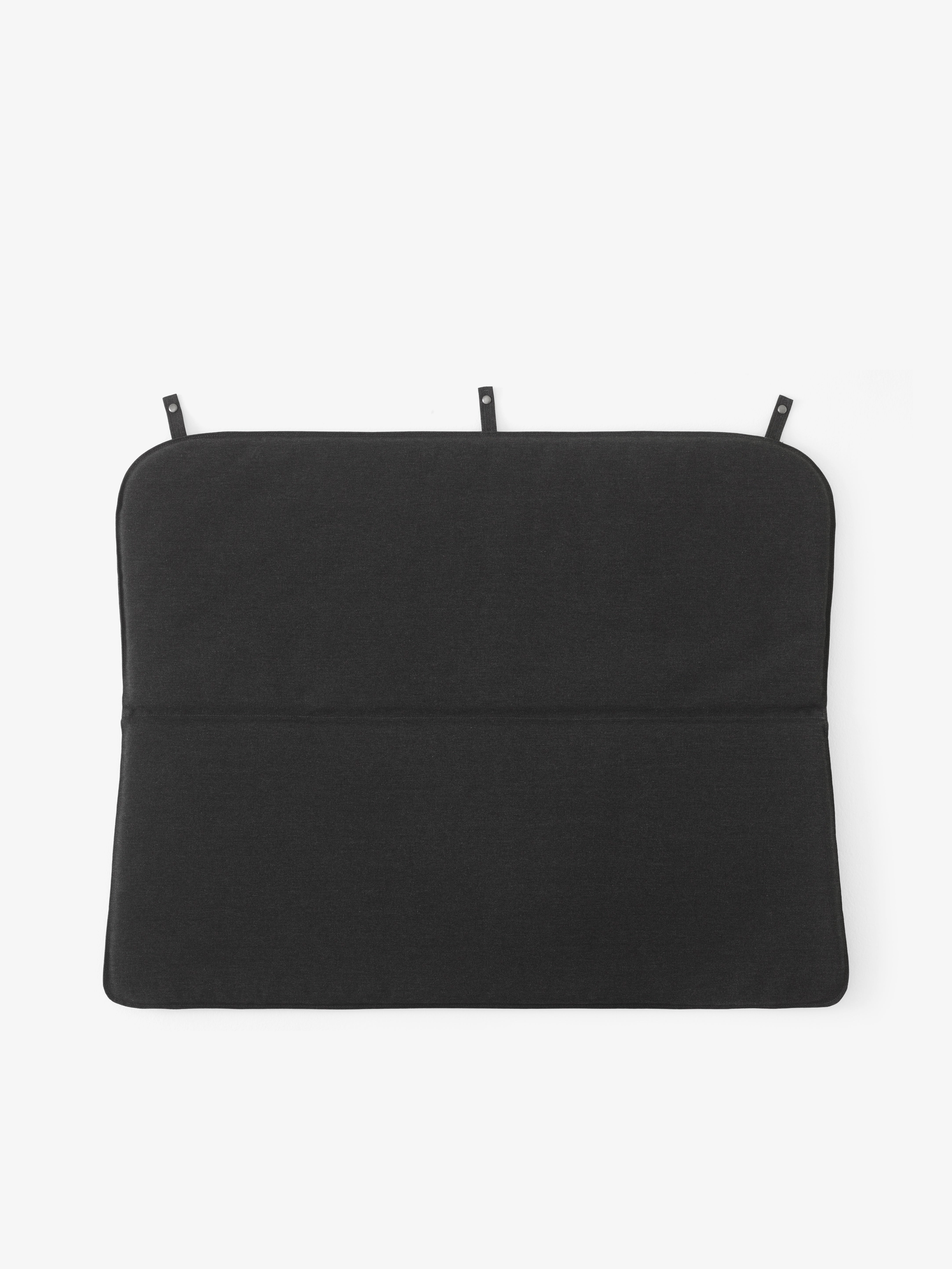 Außenbank mit Armlehnen THORVALD SC110 schwarz