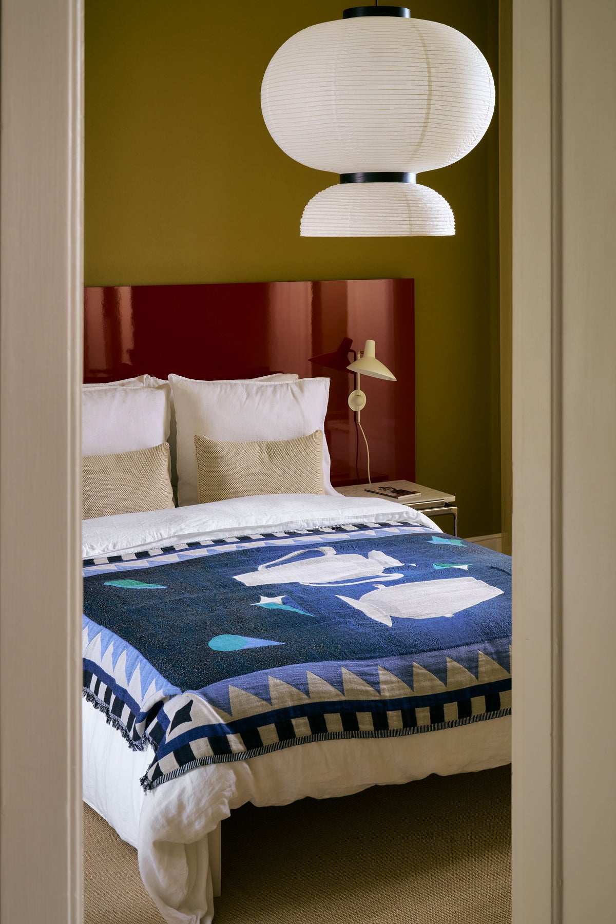 Überwurf MOMENTO JH46 marineblau mit beige