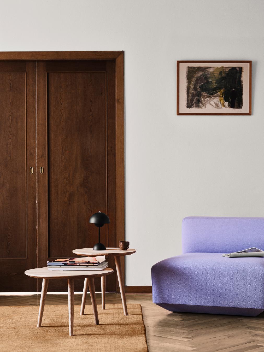Tragbare Lampe FLOWERPOT VP9, matt schwarz
