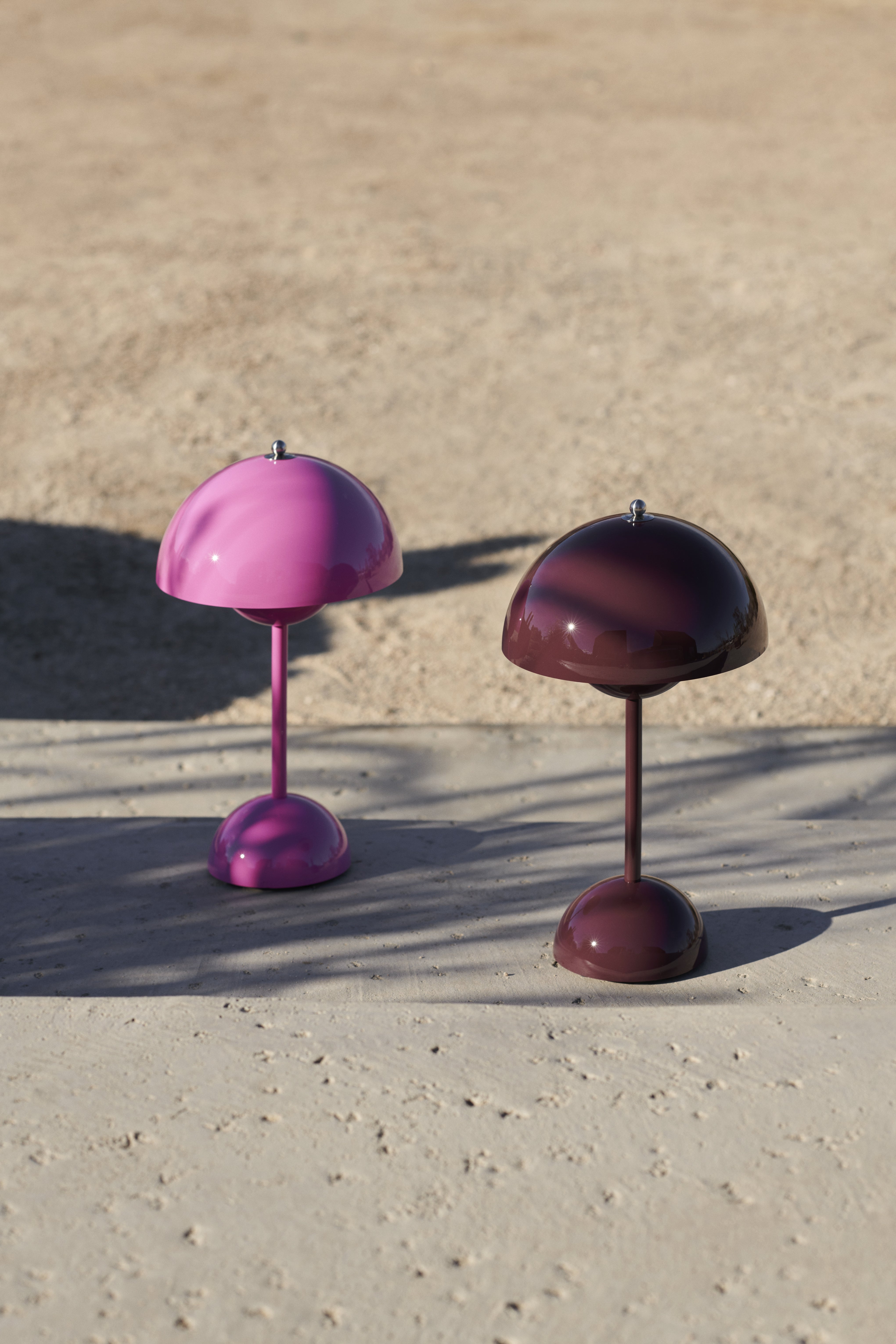 Tragbare Lampe FLOWERPOT VP9 fuchsia