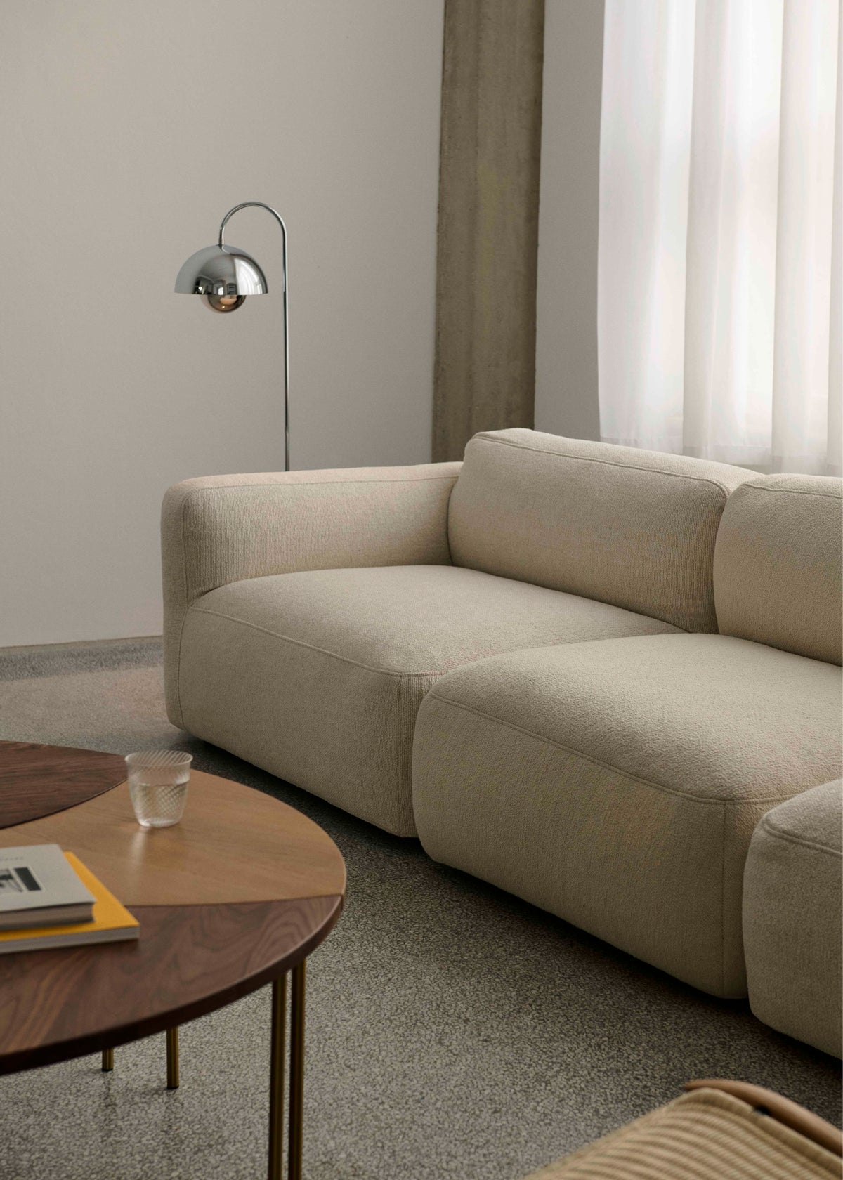 Sofa 3-Sitzer DEVELIUS MELLOW gepolstert