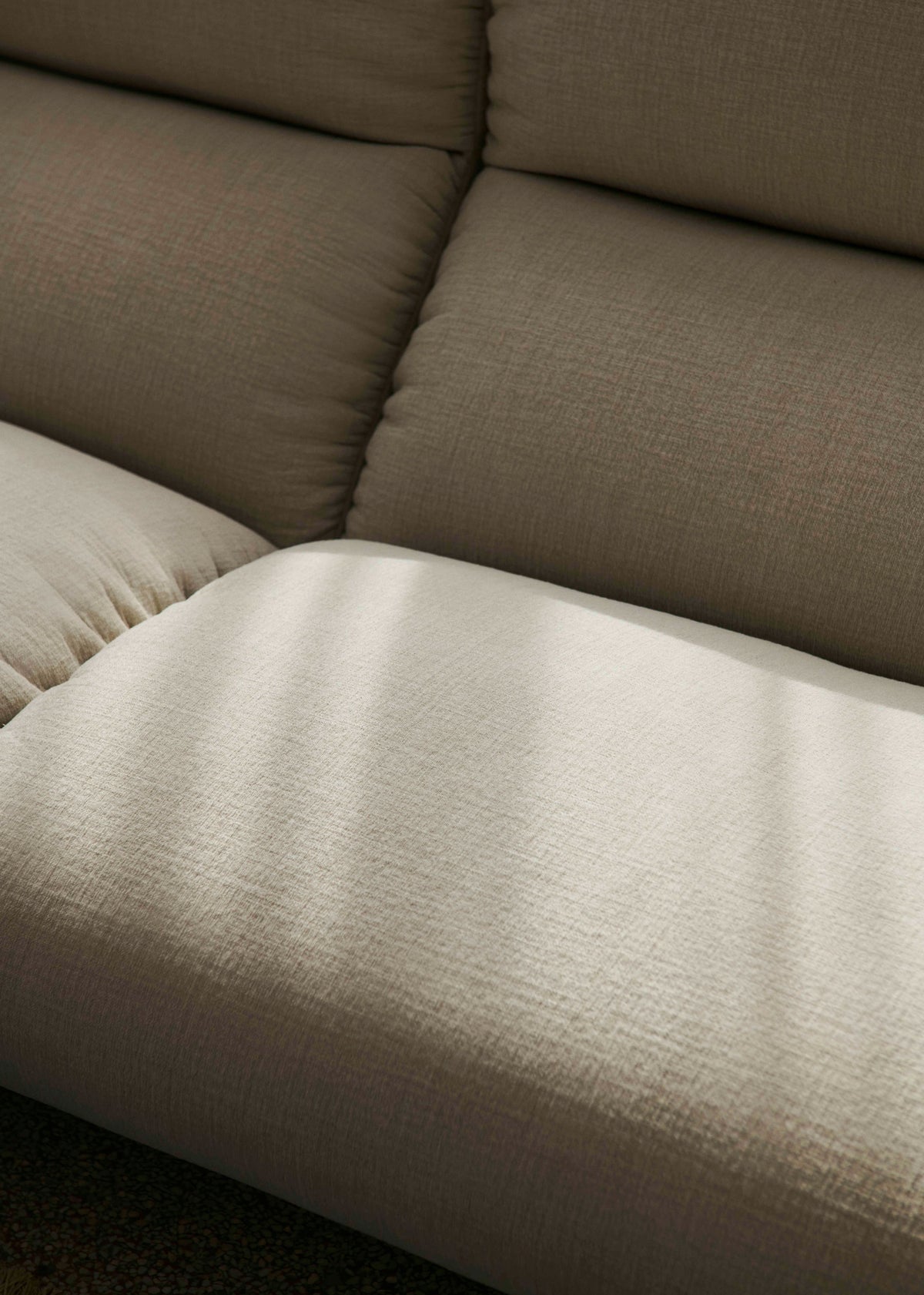 Modulares Sofa für 4 Personen HI LO in Himmelblau