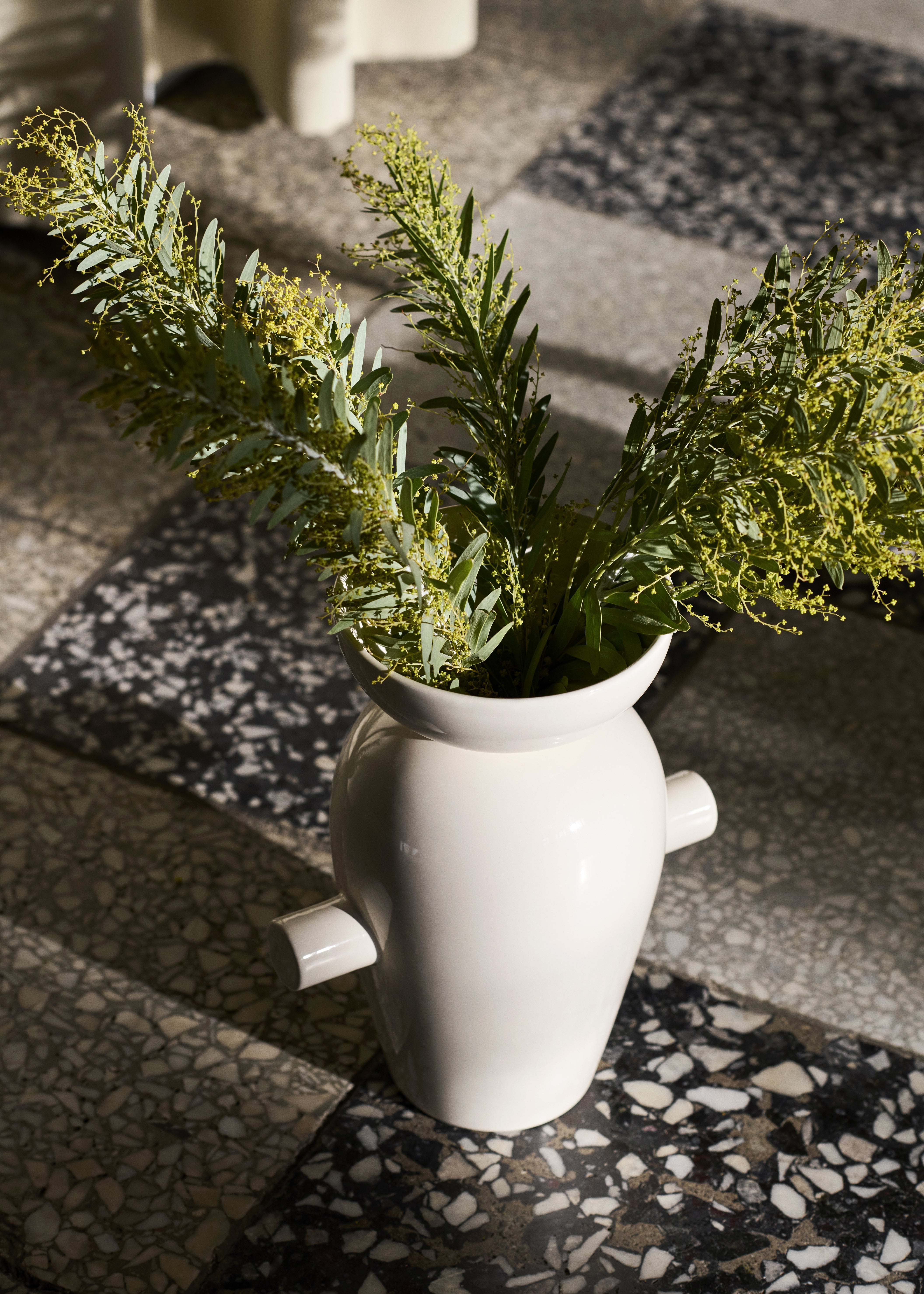 Vase MOMENTO JH40 cremefarben
