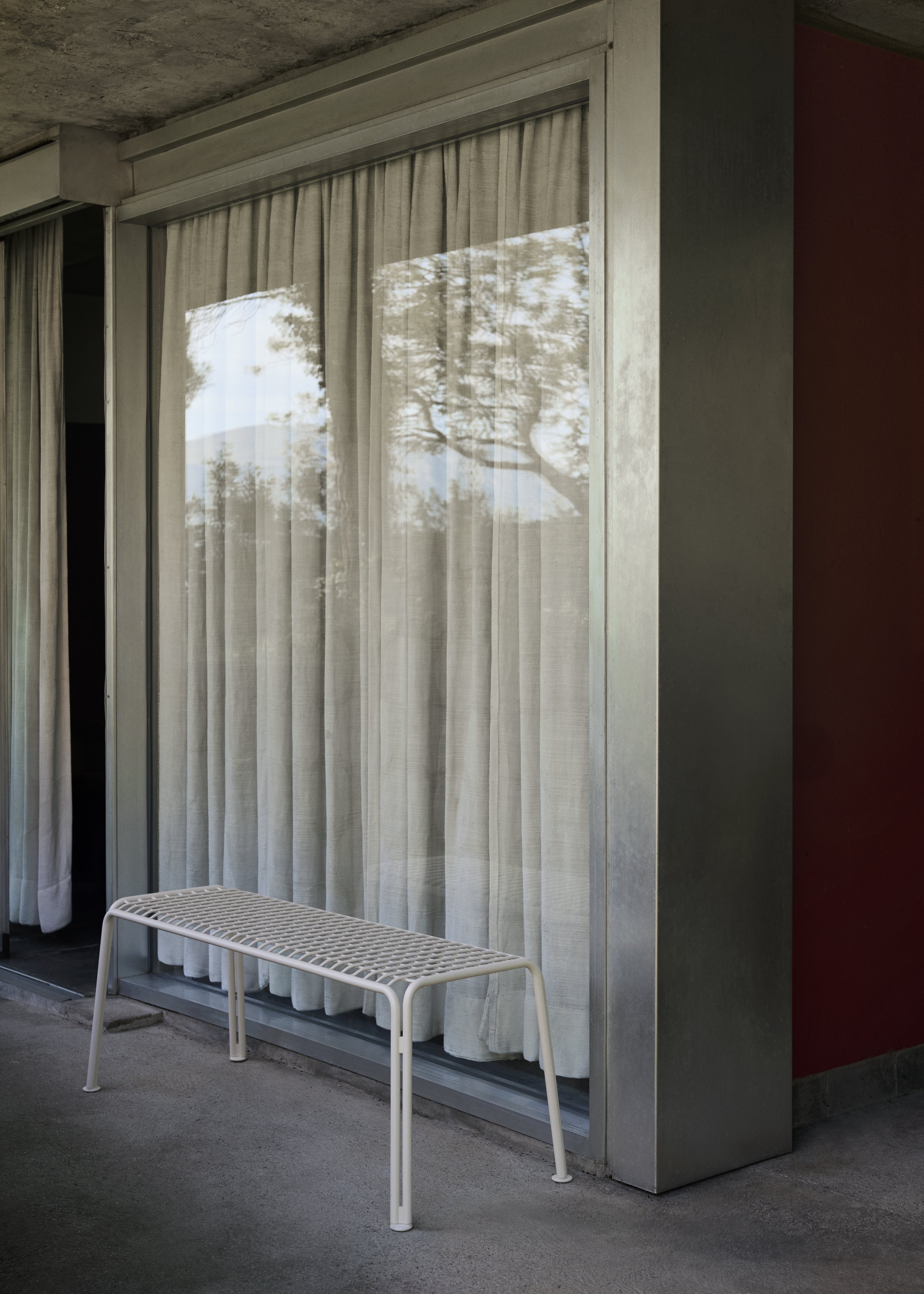 Außenbank ohne Rückenlehne THORVALD SC112 dunkelgrün