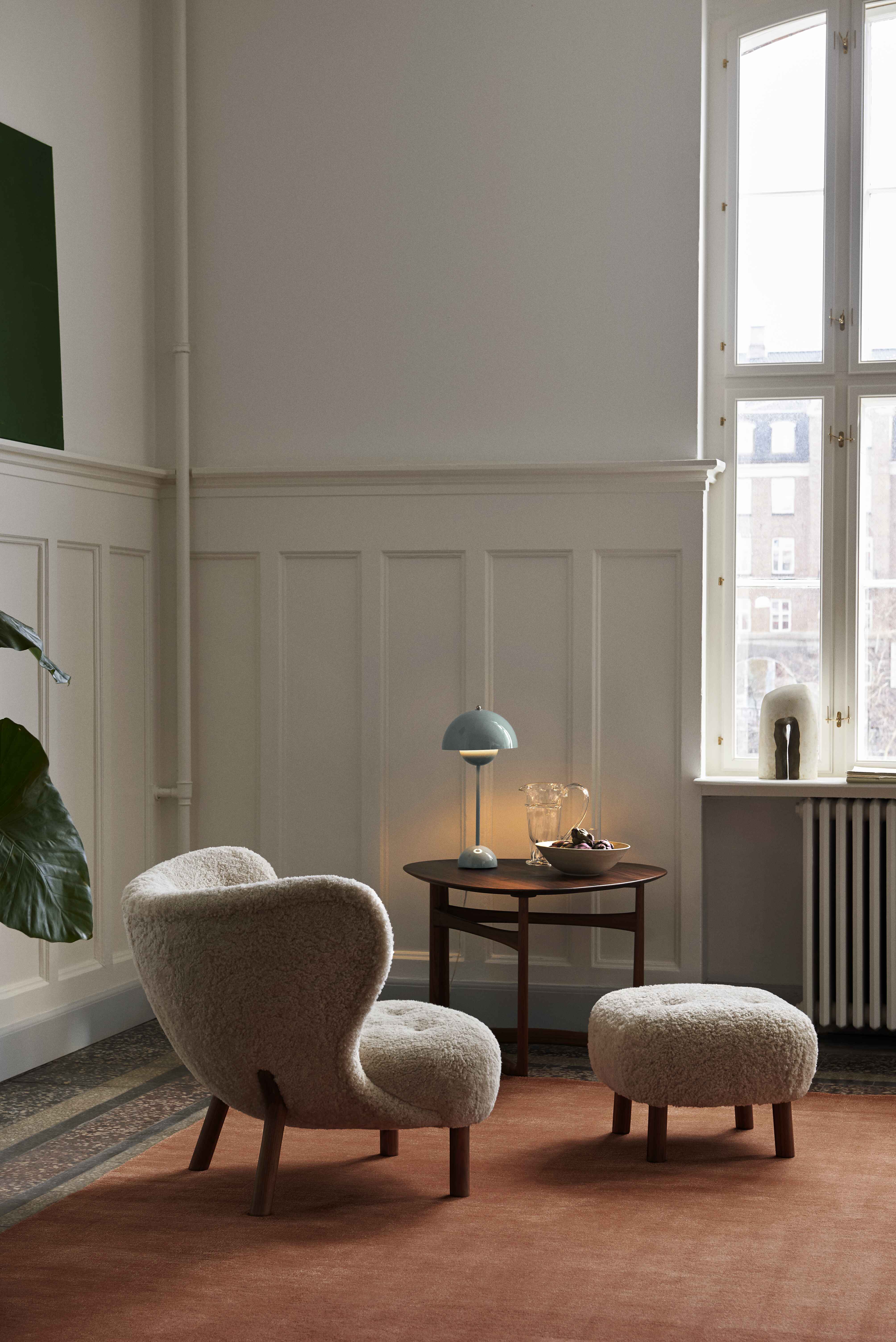 Klapptisch DROP LEAF HM5 aus geöltem Nussbaumholz