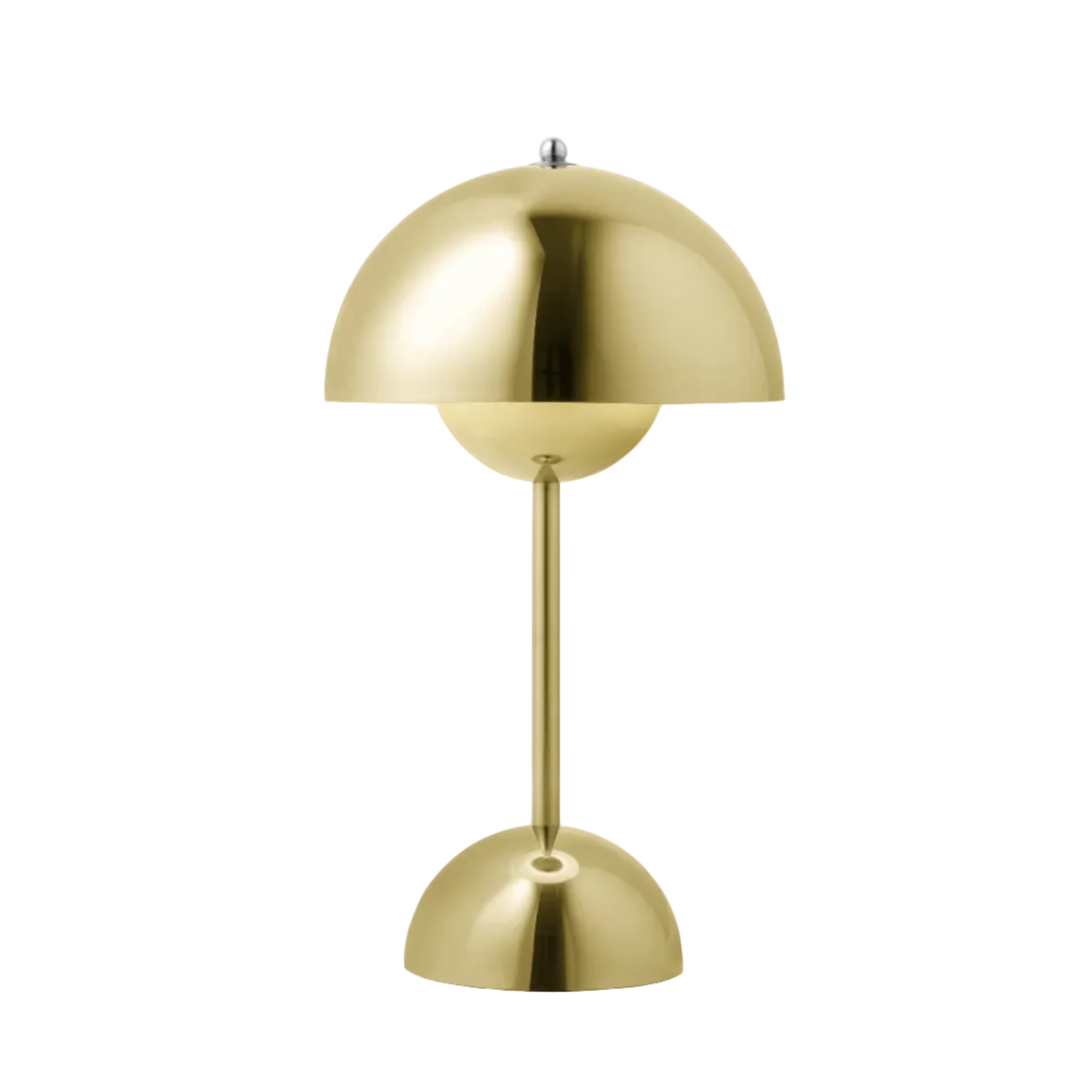 Tragbare Lampe FLOWERPOT VP9 aus Messing