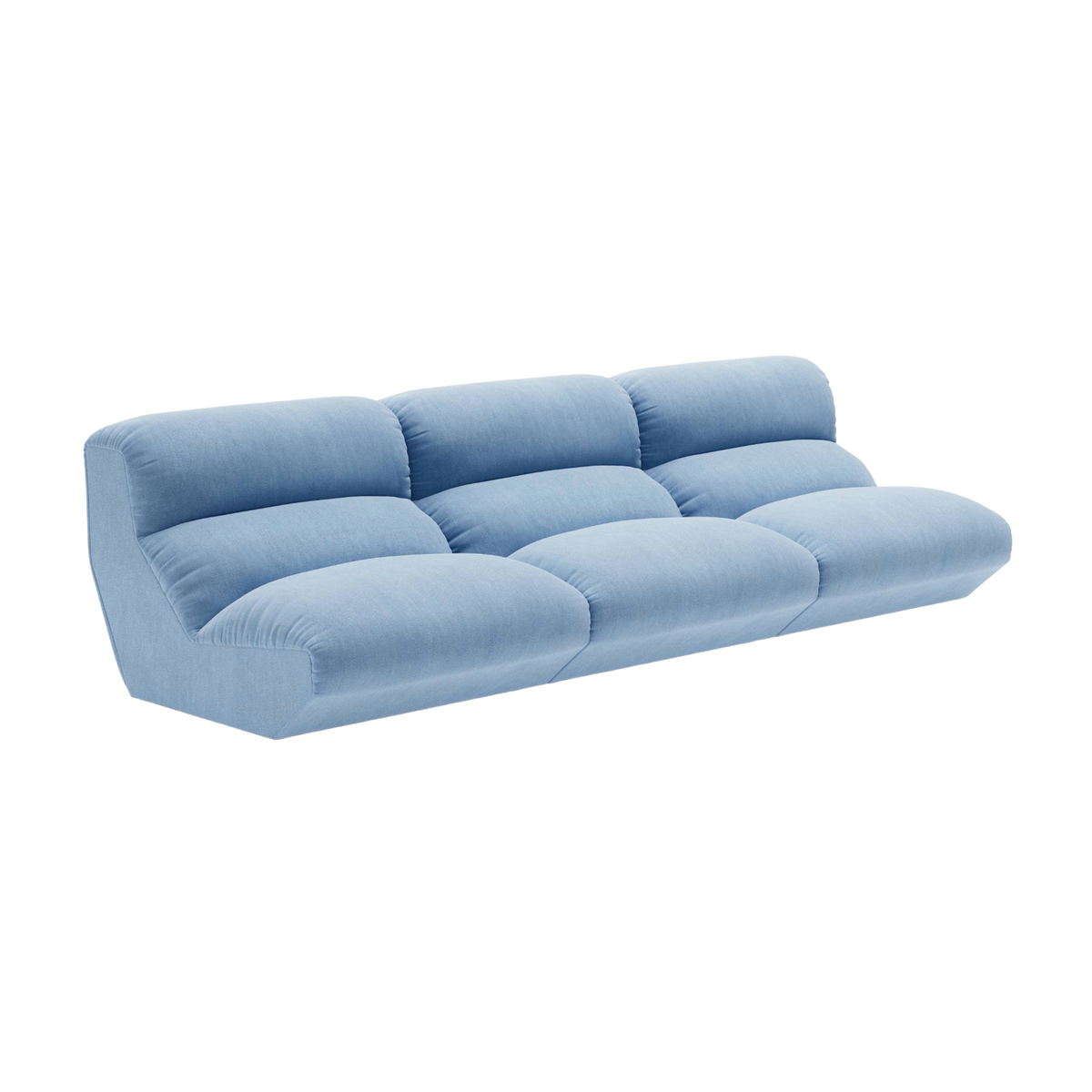 Modulares Sofa für 4 Personen HI LO in Himmelblau