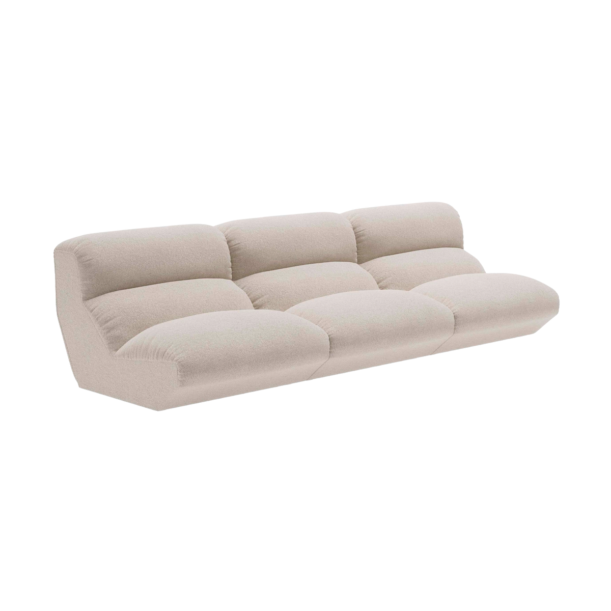 Modulares Sofa für 4 Personen HI LO beige