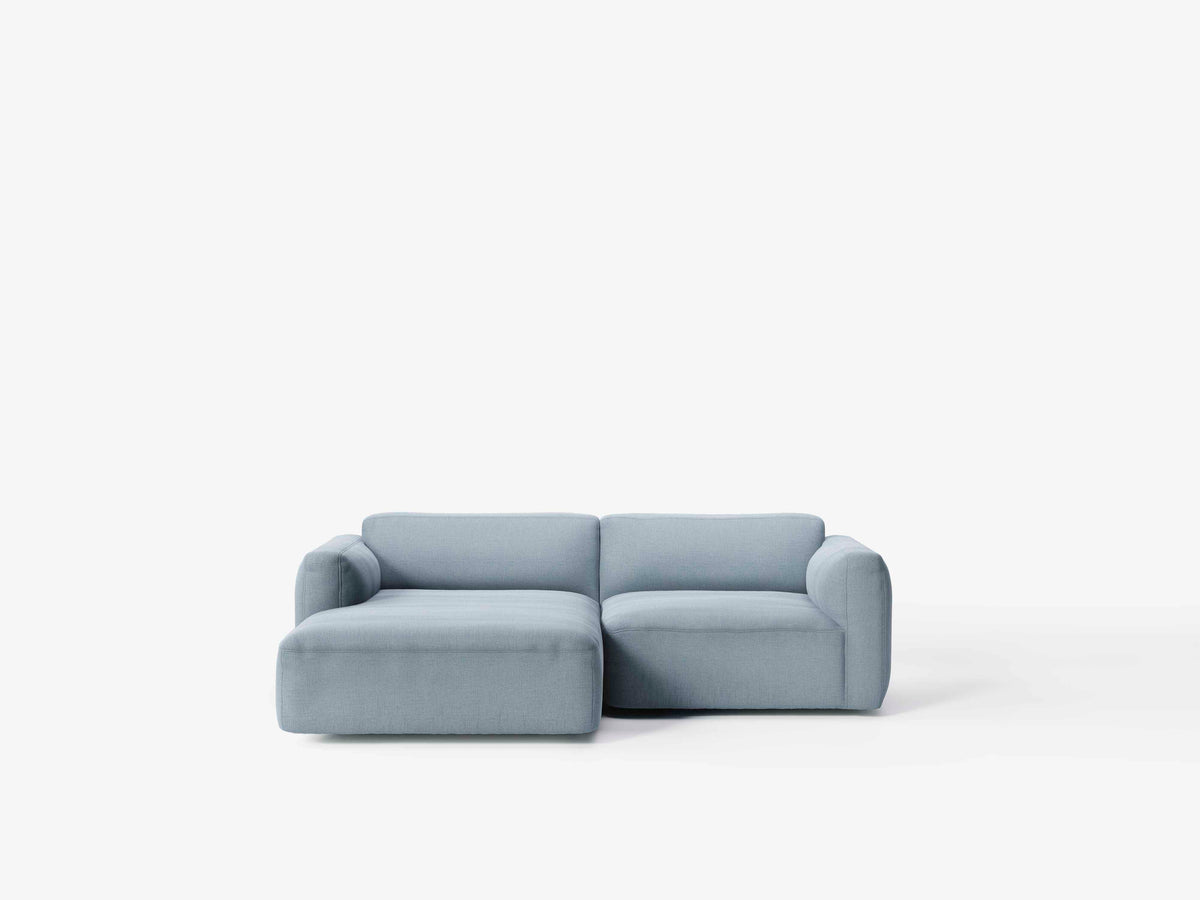Modulares linkes Ecksofa 3-Sitzer DEVELIUS MELLOW gepolstert