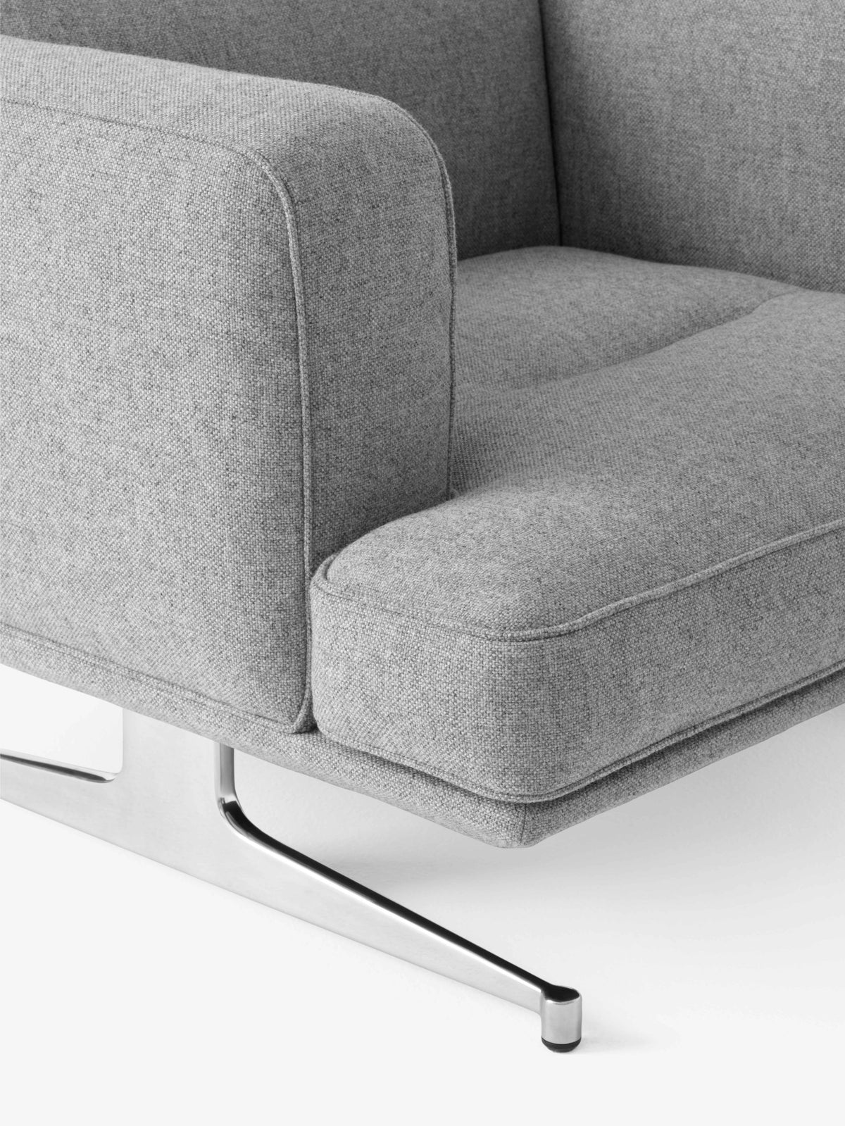 Sessel INLAND AV21 gepolstert mit Aluminiumgestell