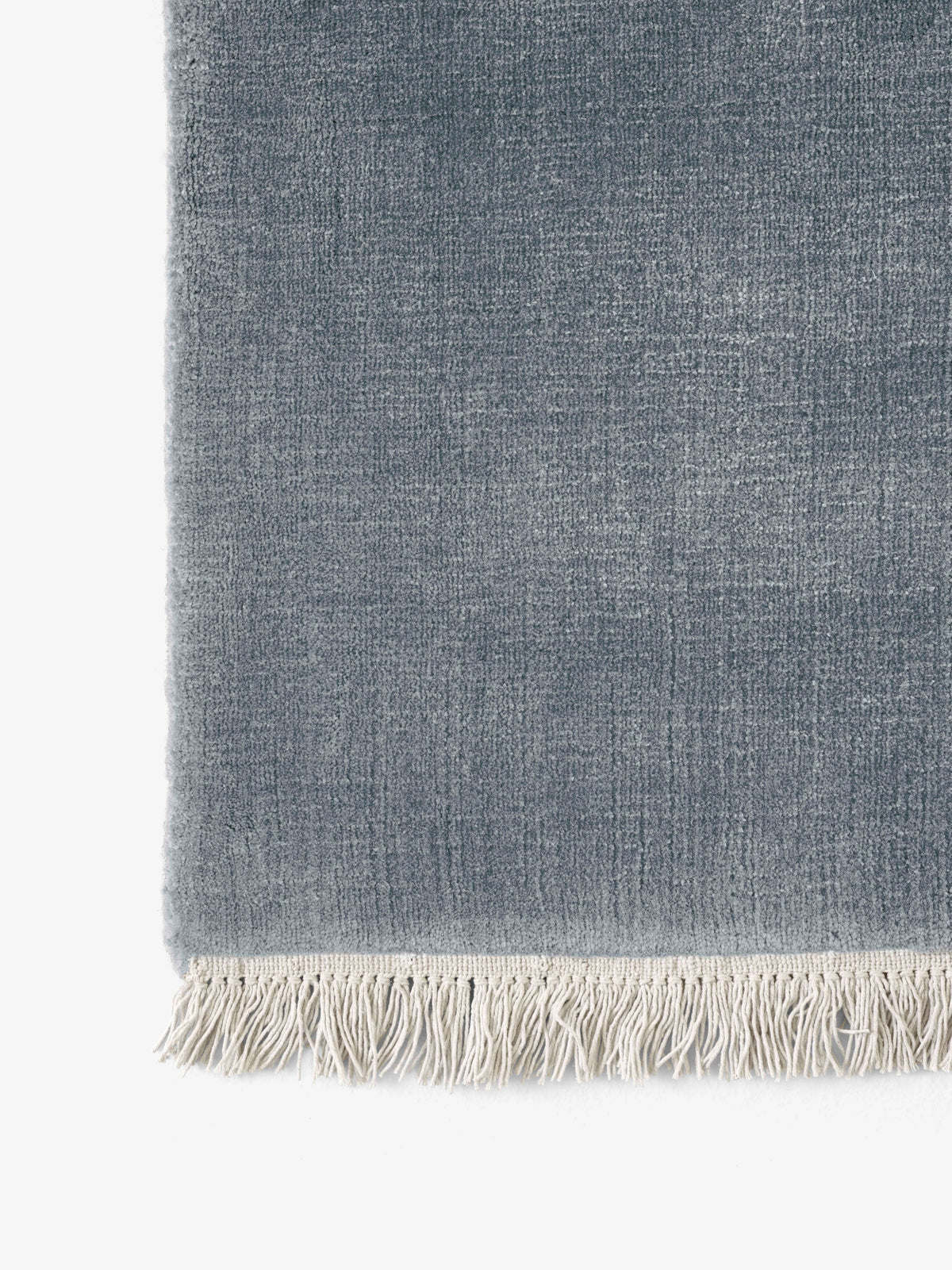 Teppich mit Fransen THE MOOR blau