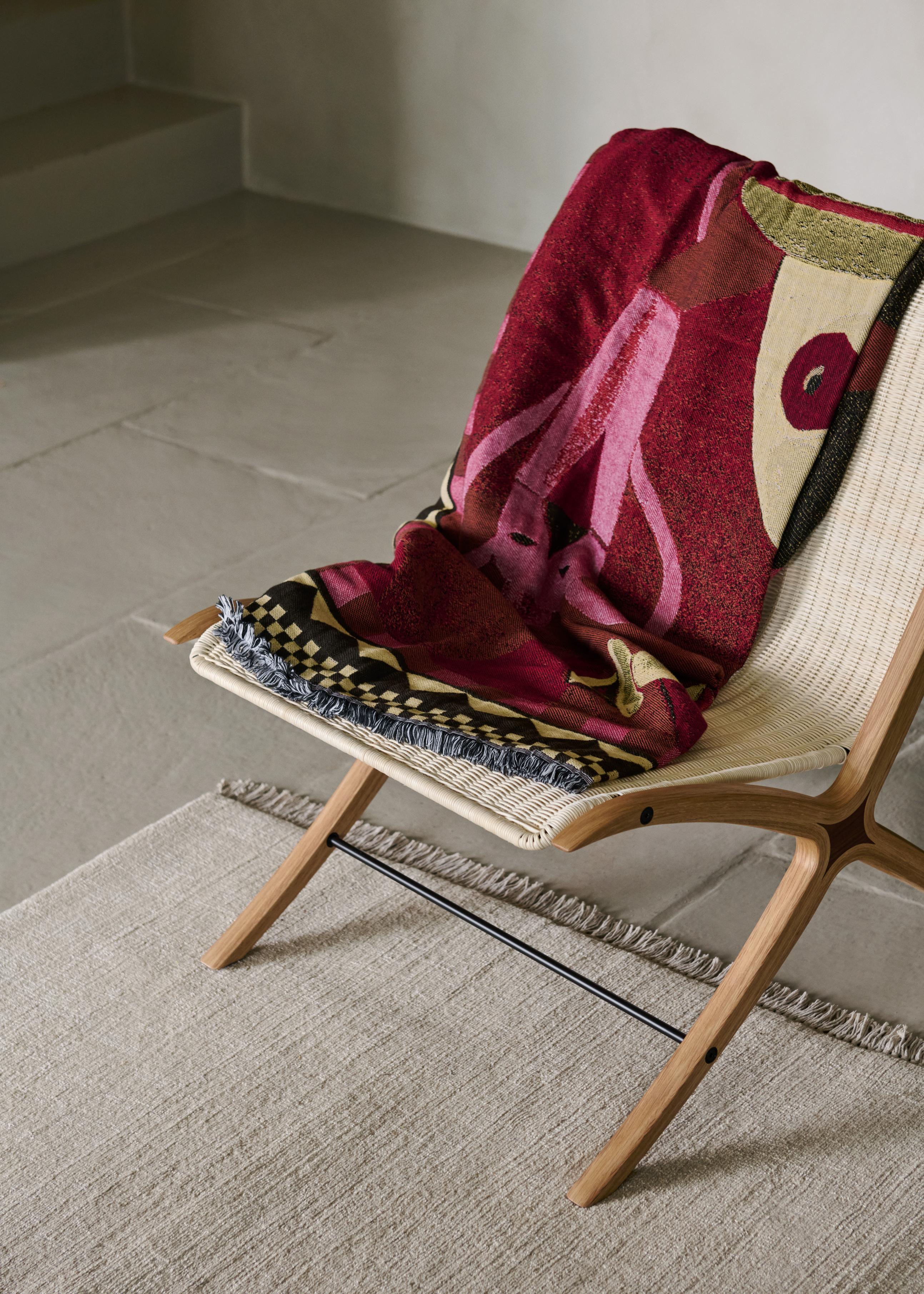 Sessel X HM10 mit Rattansitz und Holzgestell