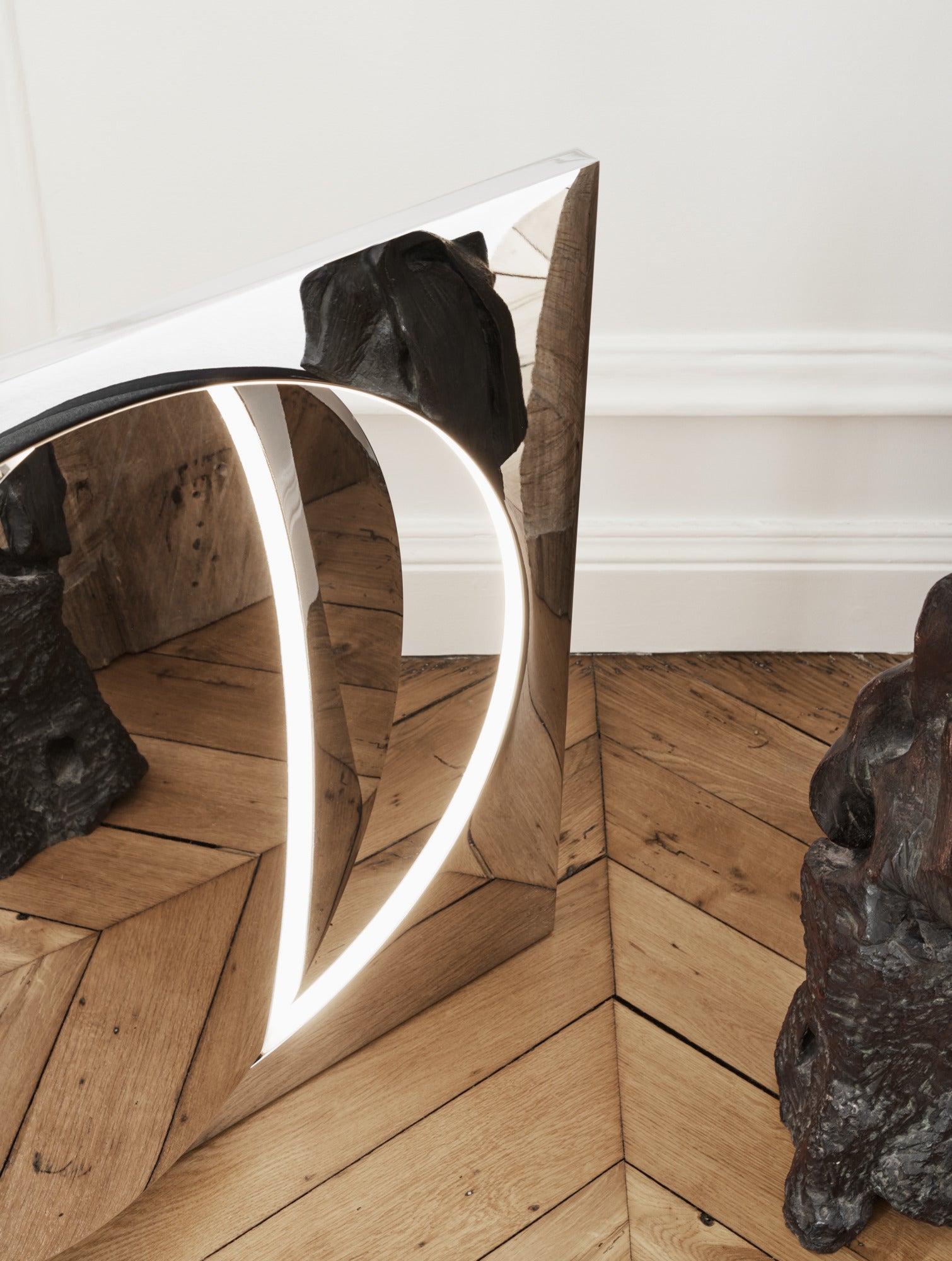 Stehlampe MOONSETTER verchromt