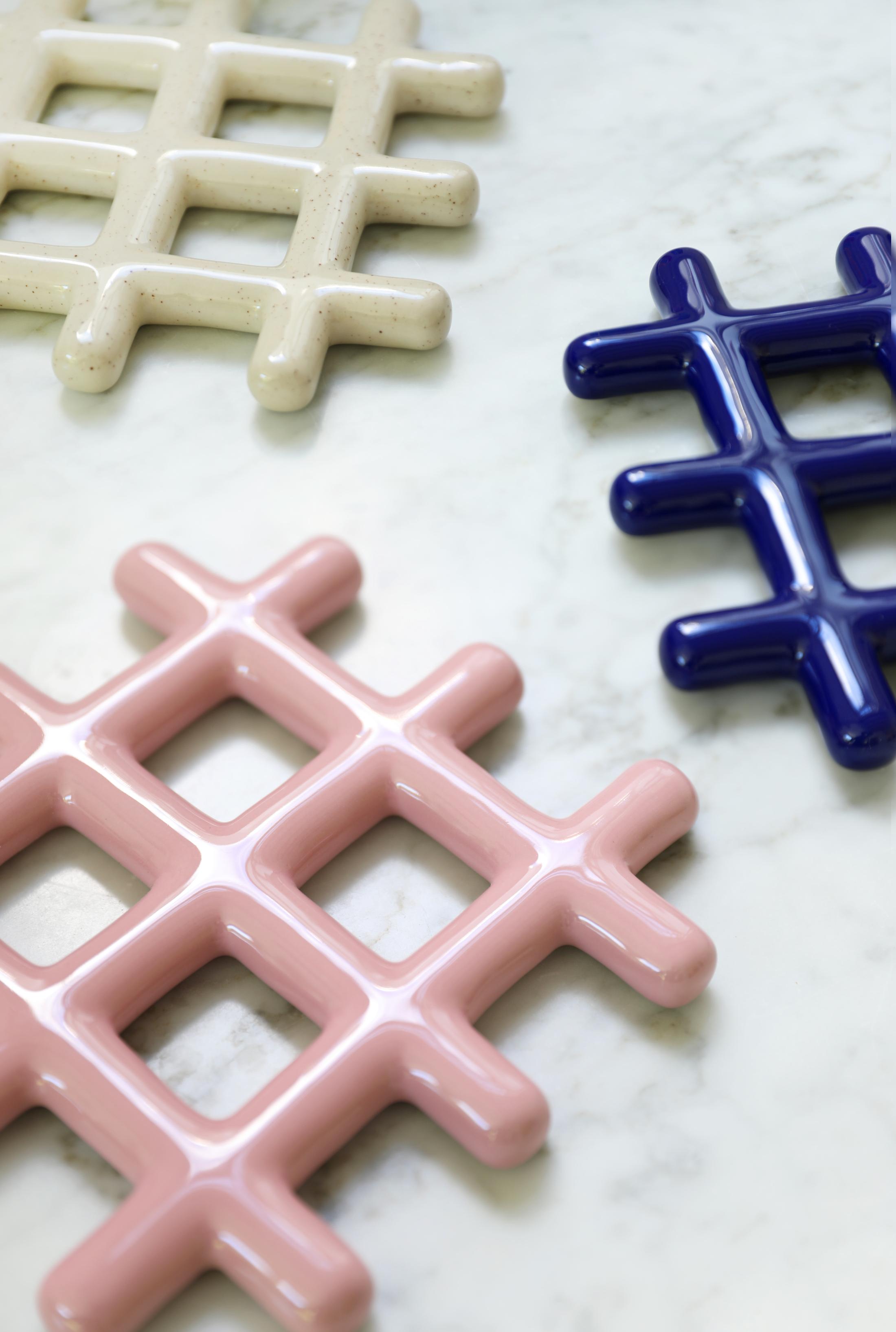 Untersetzer GRID rosa