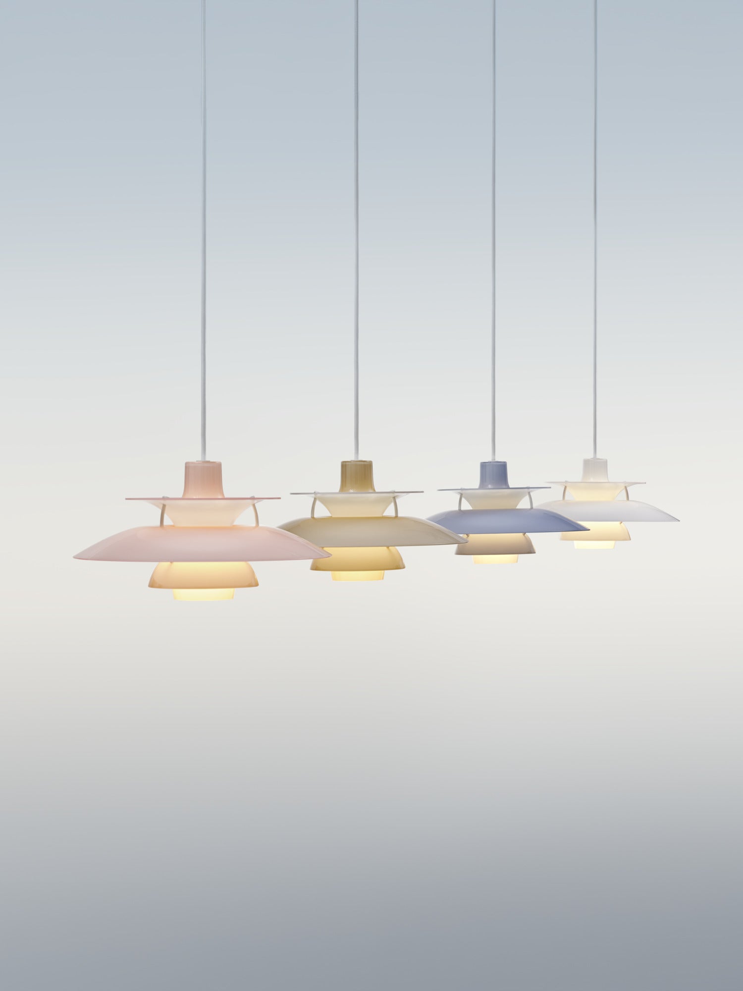 Lampa wisząca PH 5 OPAL biały