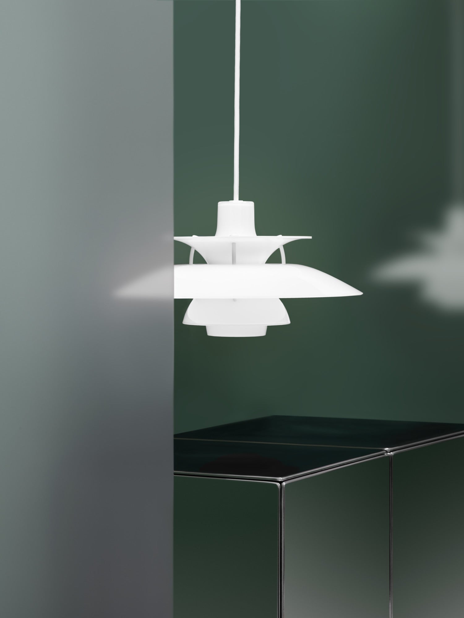 Lampa wisząca PH 5 OPAL biały