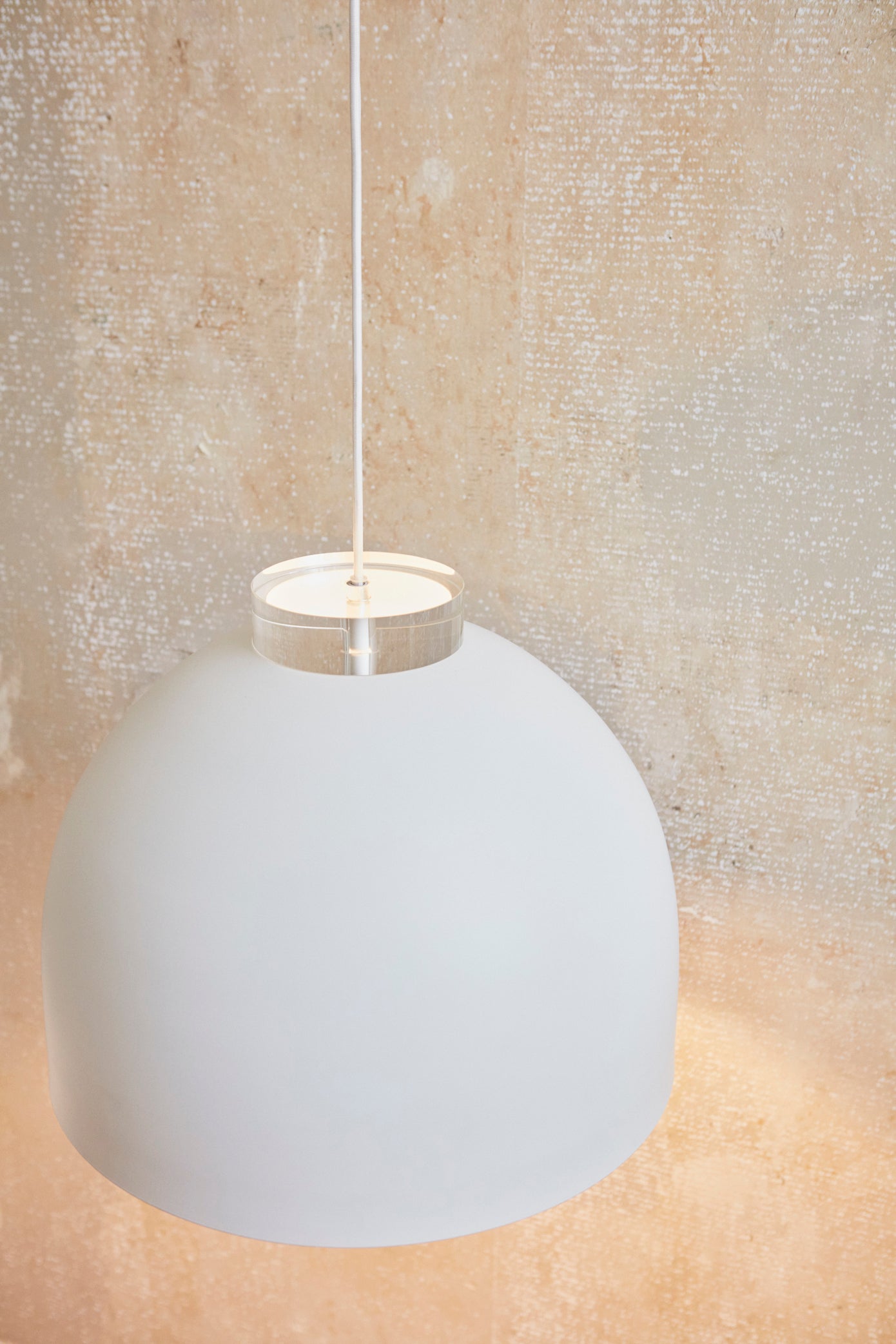 LUCEO ROUND white pendant lamp