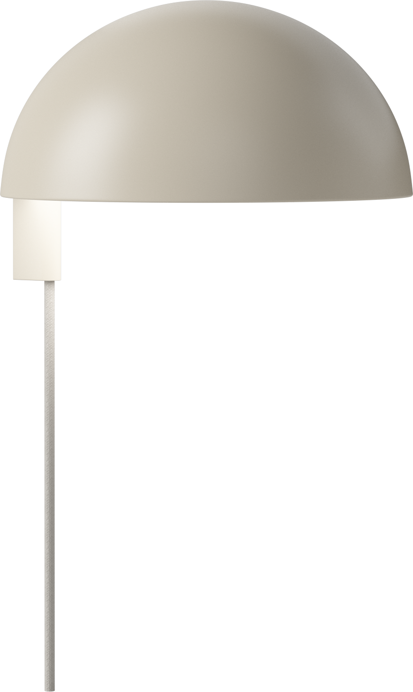 Creme Wandlampe