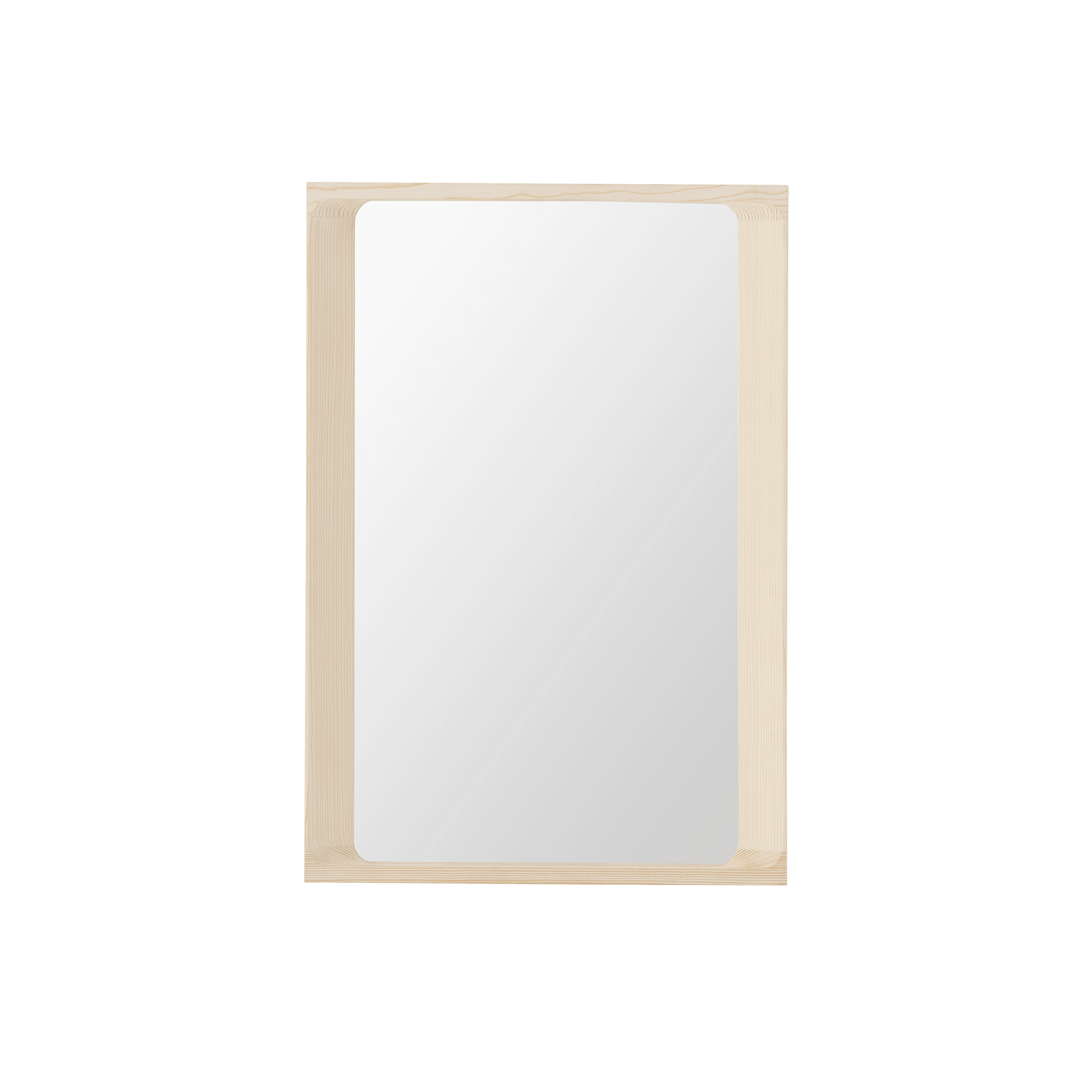 ARCED Mirror Spruce Wood