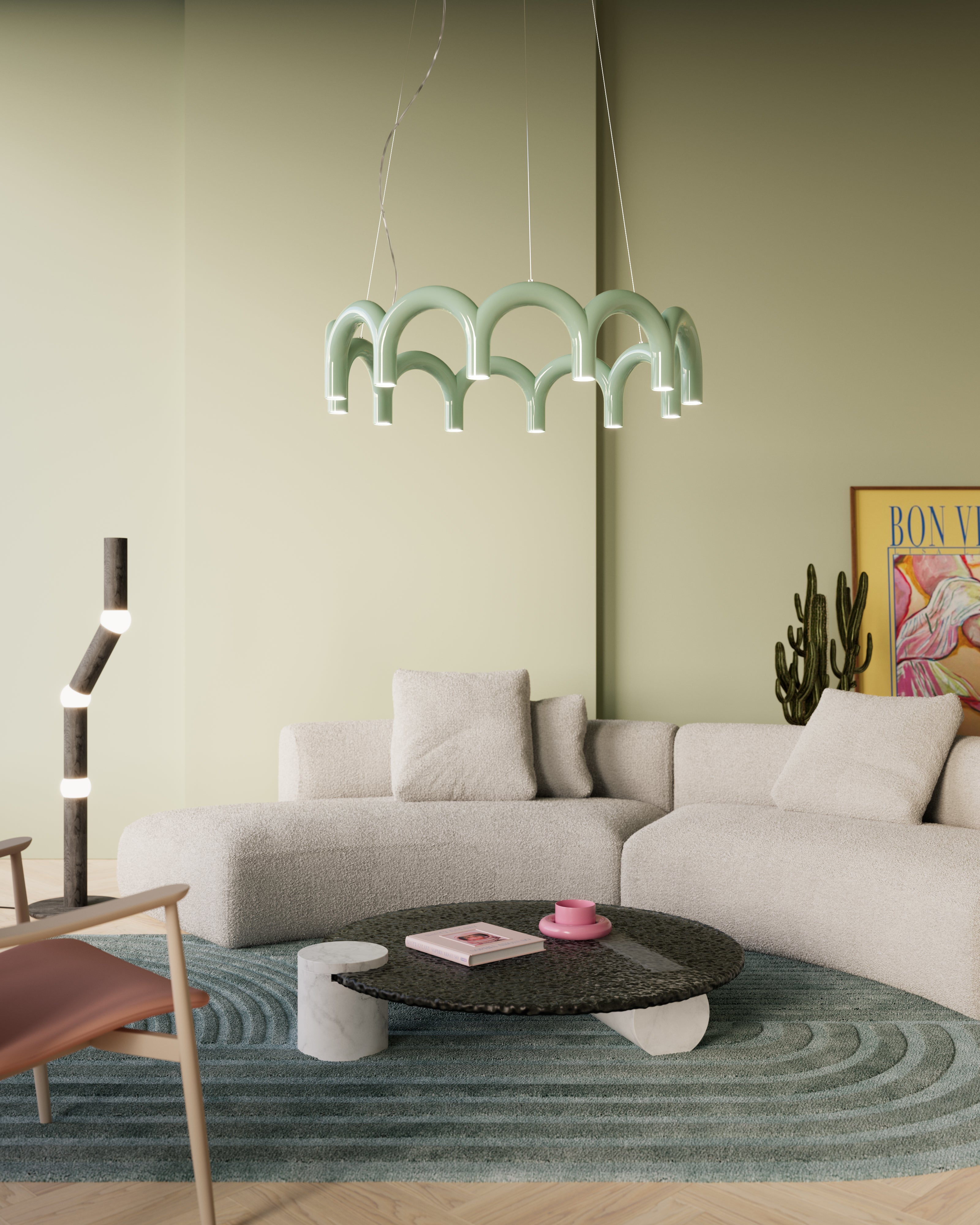 Pendelleuchte ARCH CIRCLE weiß