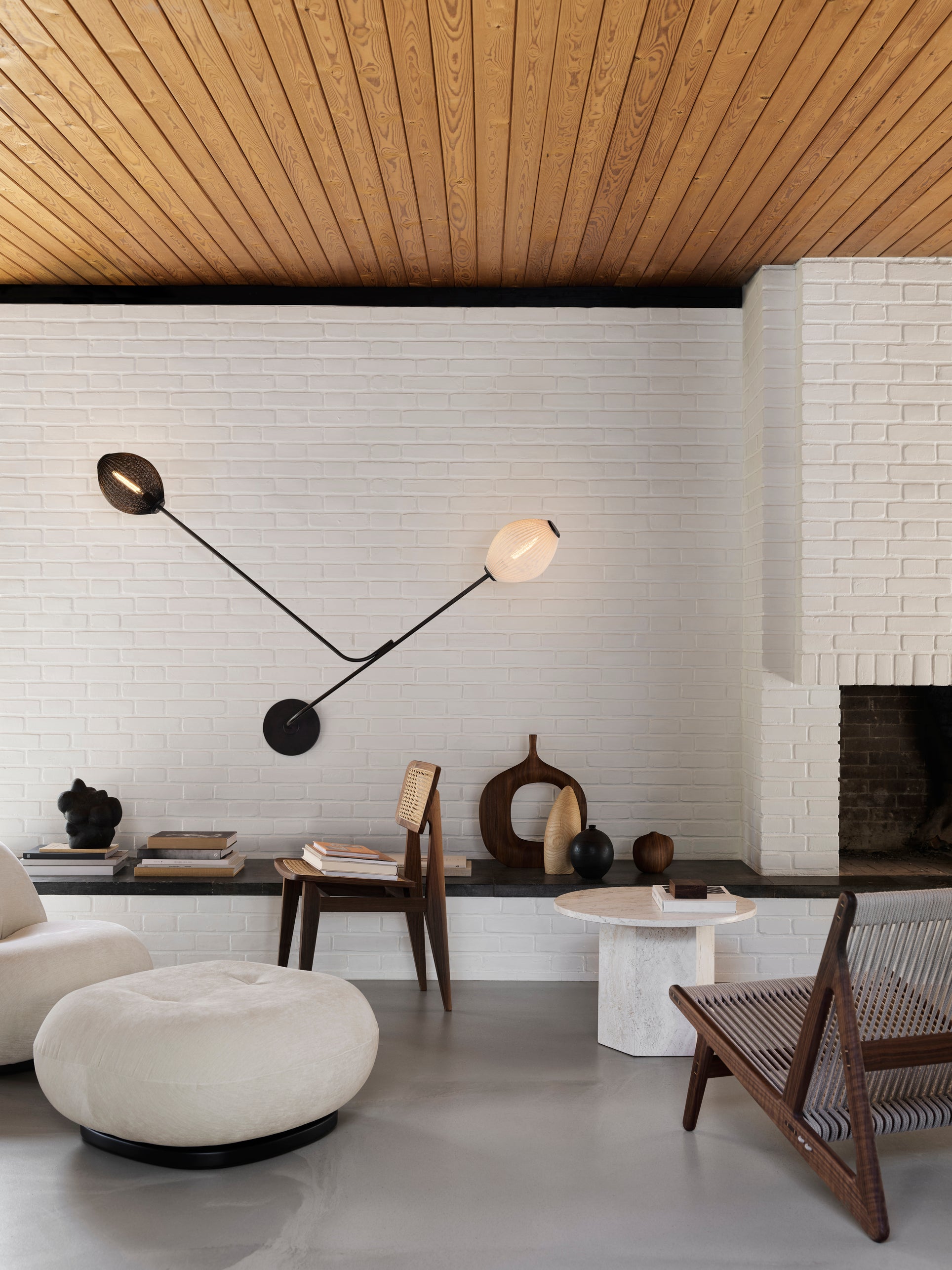 SATELLITE wall lamp white
