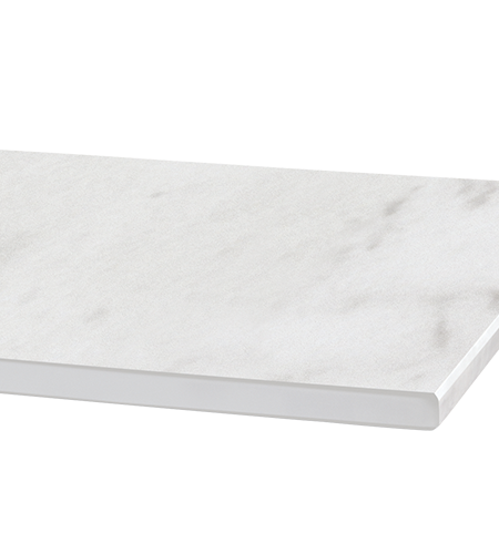BAGUETTE Tisch mit schwarzem Aluminiumgestell