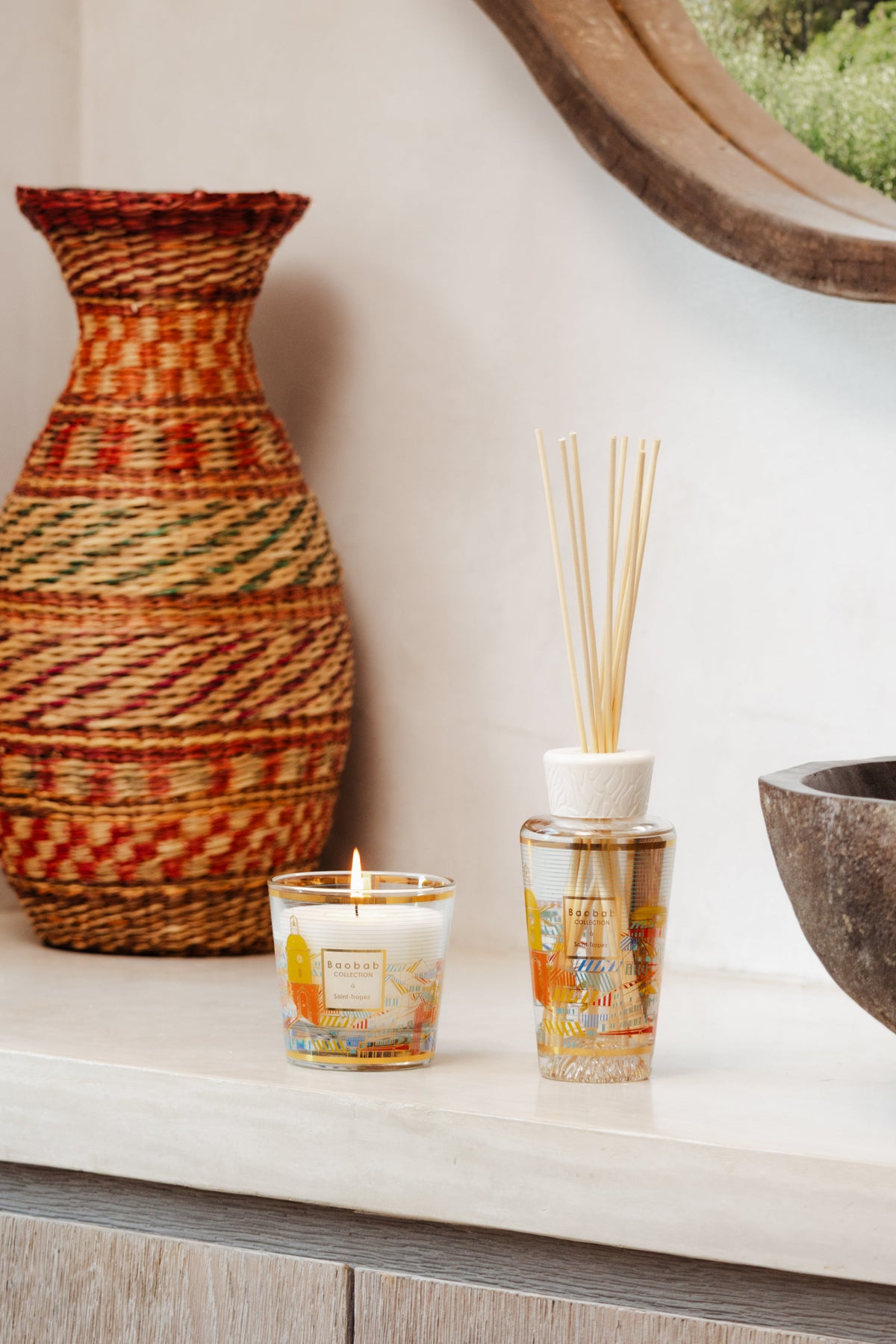 Zestaw upominkowy MY FIRST BAOBAB A SAINT-TROPEZ świeca i dyfuzor – zdjęcie 2