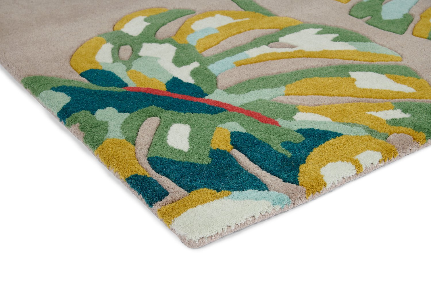 KELAPA ZEST Teppich grau-beige