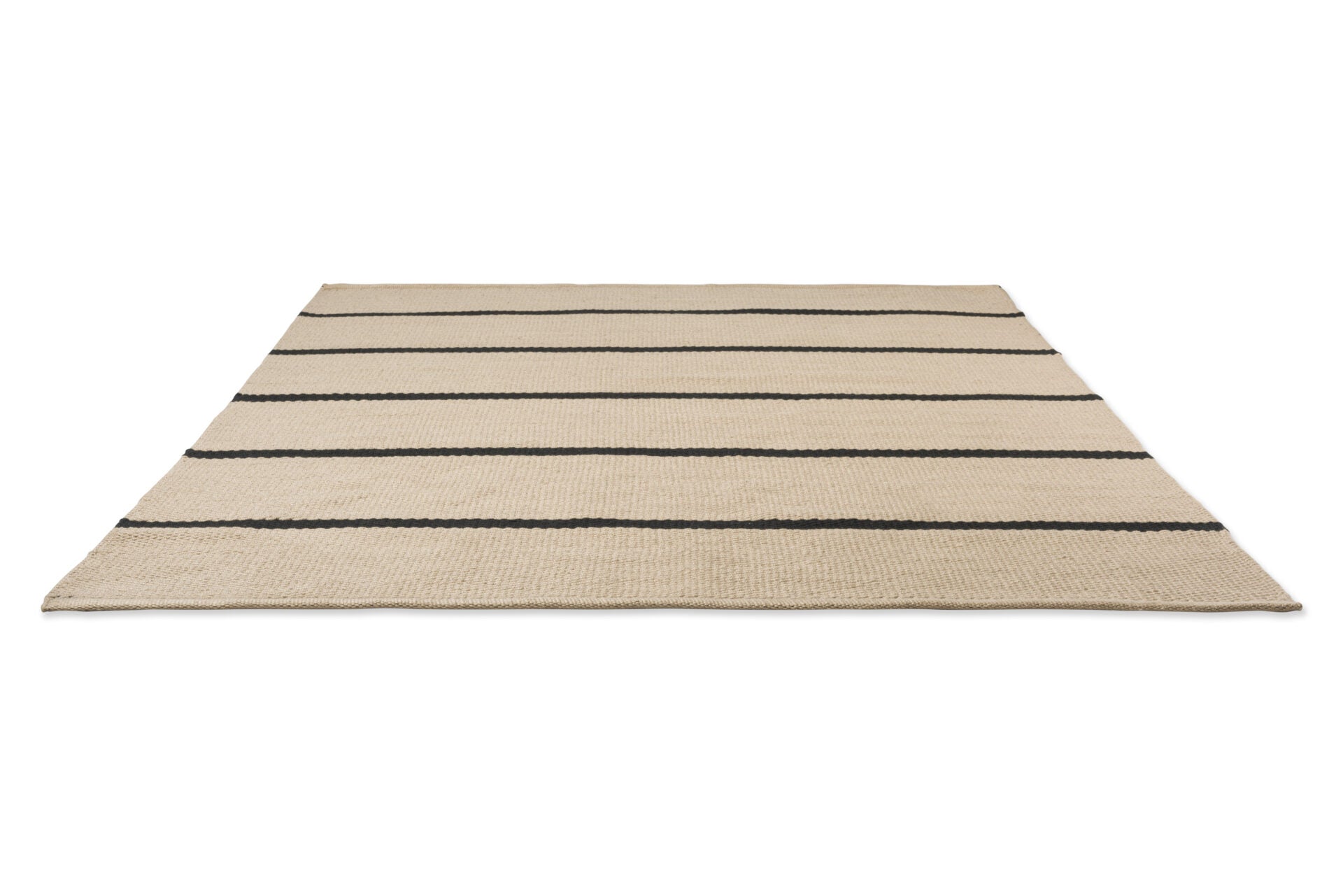 Deck Beige mit schwarzem Außenteppich