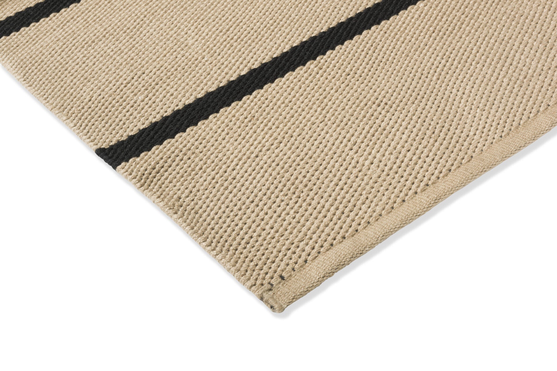 Deck Beige mit schwarzem Außenteppich