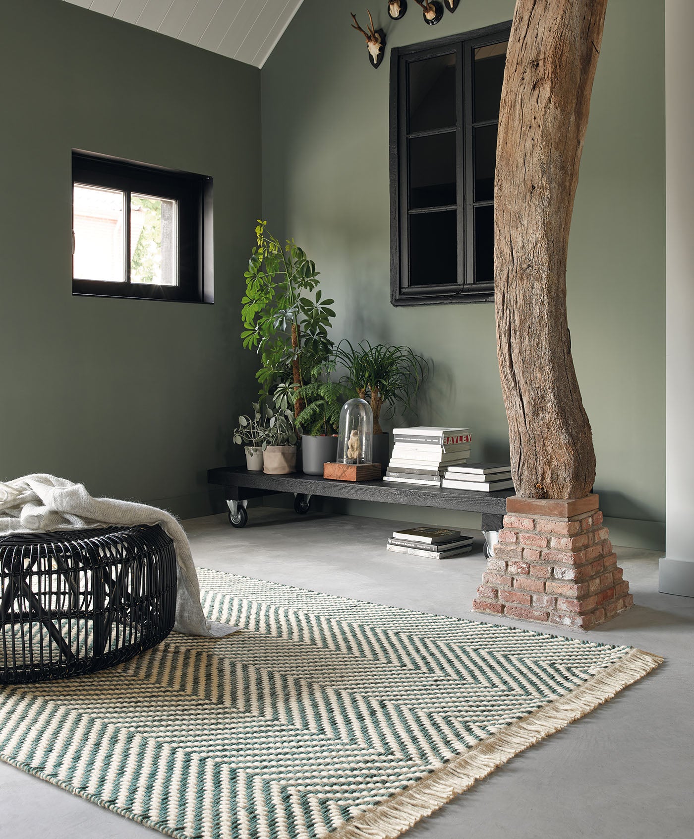 Atelier rug Twill green