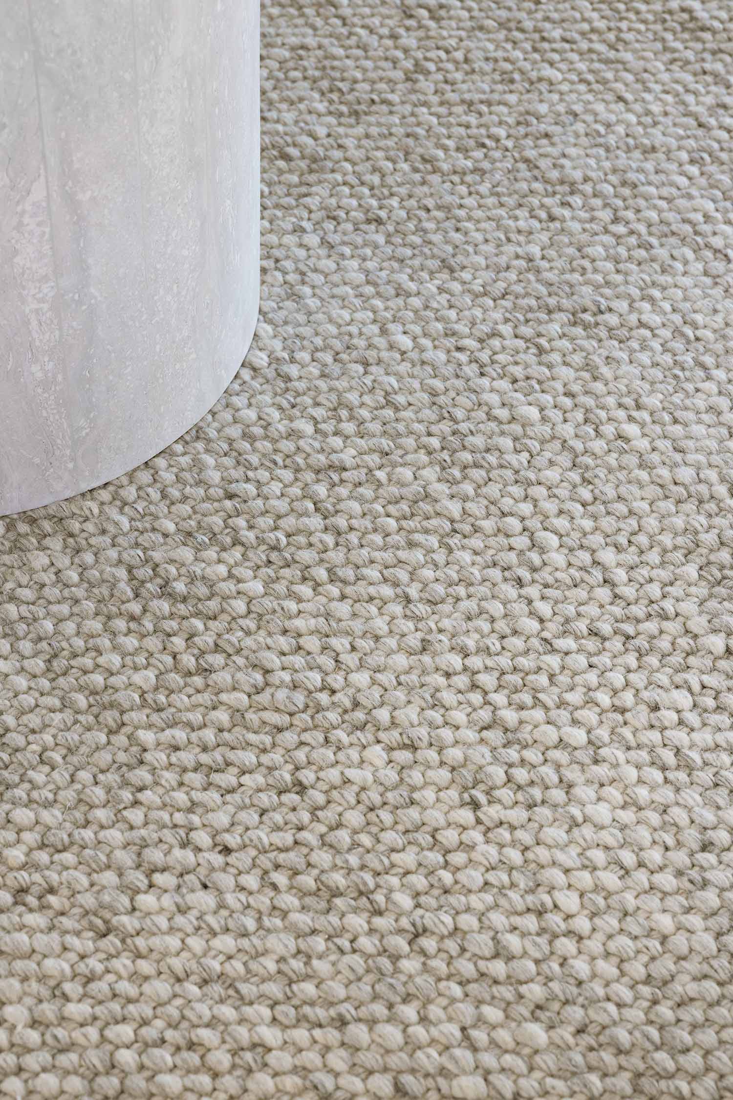 Craft Matter Plain rug light gray