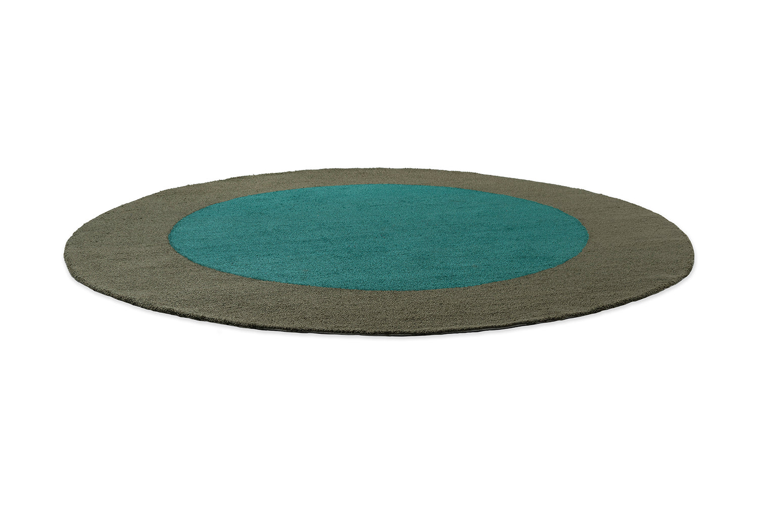 Outdoor rug festival round green